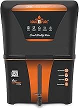 AQUA D PURE 4 in 1 Copper RO Water Purifier with 10 Stage Purification Filtration, UV, UF, TDS Adjuster and 12 Liter Large Storage Tank, Suitable for all type of water supply.