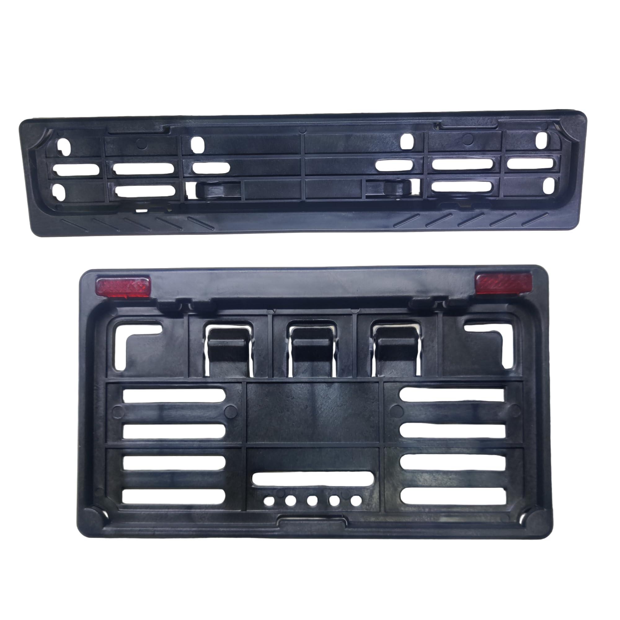 Aksmit Bike Number Plate Plastic Frame or Holder for Hight Security Number Plate for Bike | IND Number Plate Frame (Standard Size for All Bikes)