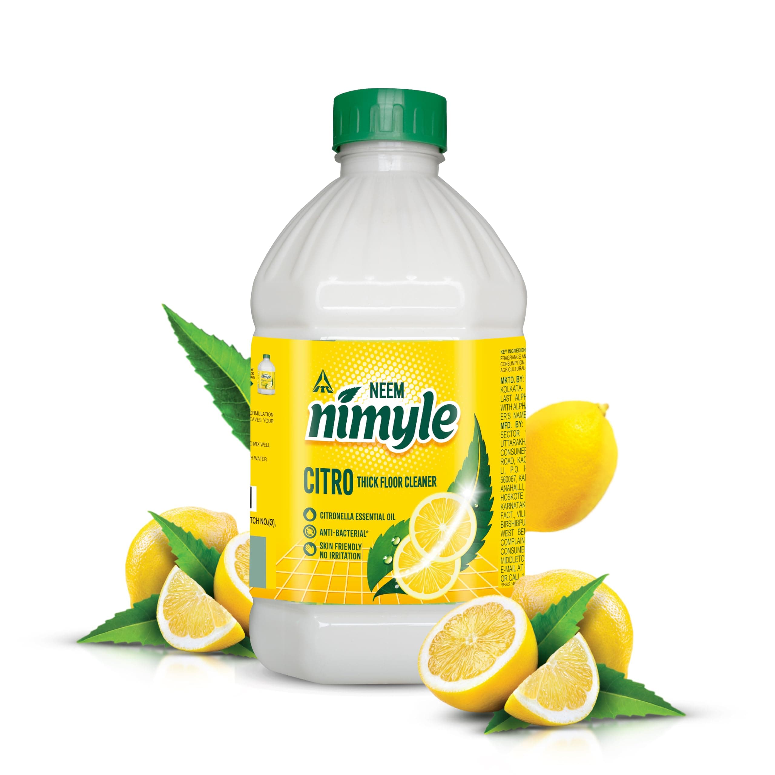 Nimyle ITC Floor Cleaner Liquid, Citro 1.8ltr, Surface Cleaner, House Cleaning Products, Fresh Frangrance, Anti Bacterial