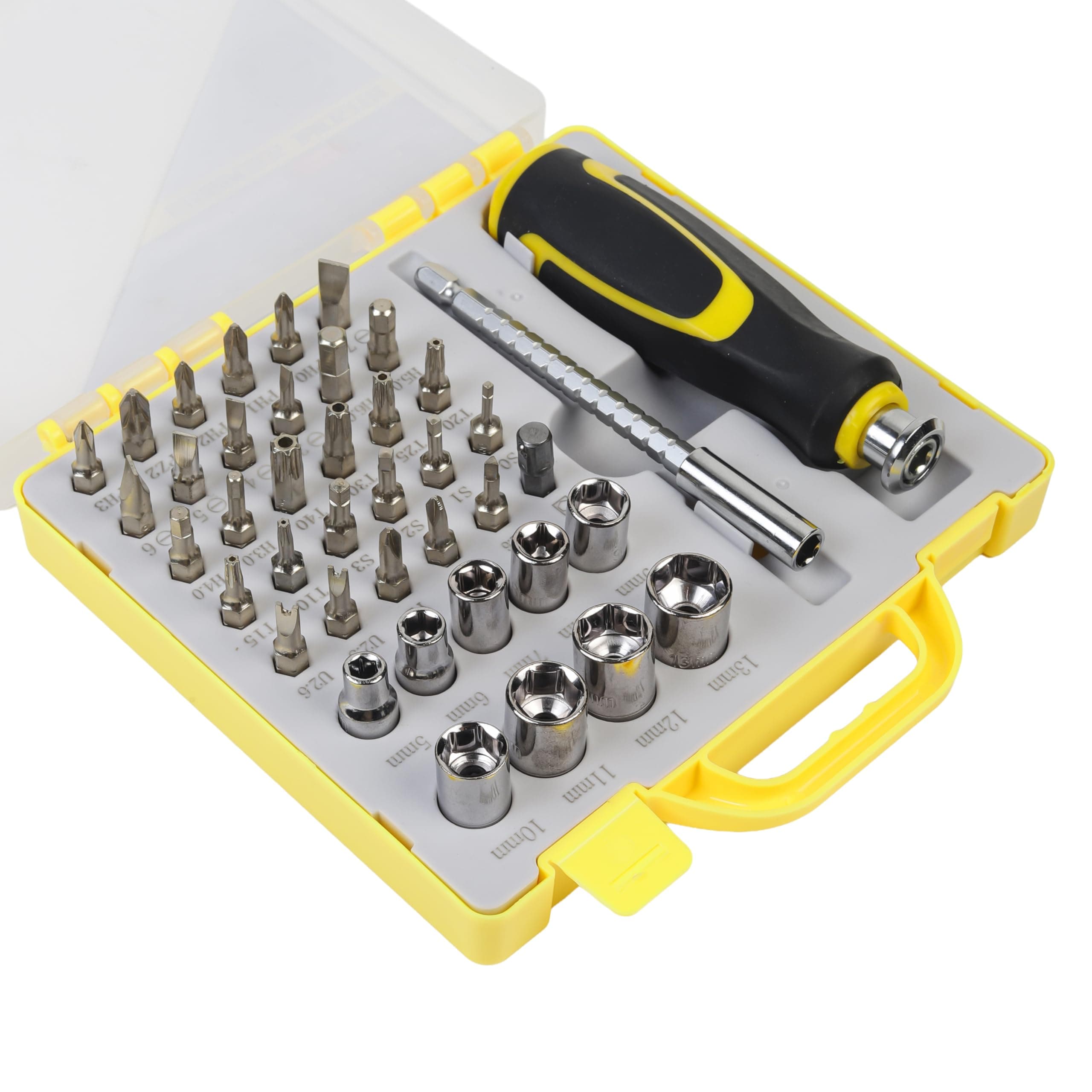 Spartan Combination 41 in 1 Screwdriver Hardware Tools Set |Repairing Kit High-Performance Light Weight Compact | for Electronics, DIY & Home Repair | Durable, Portable Storage Case
