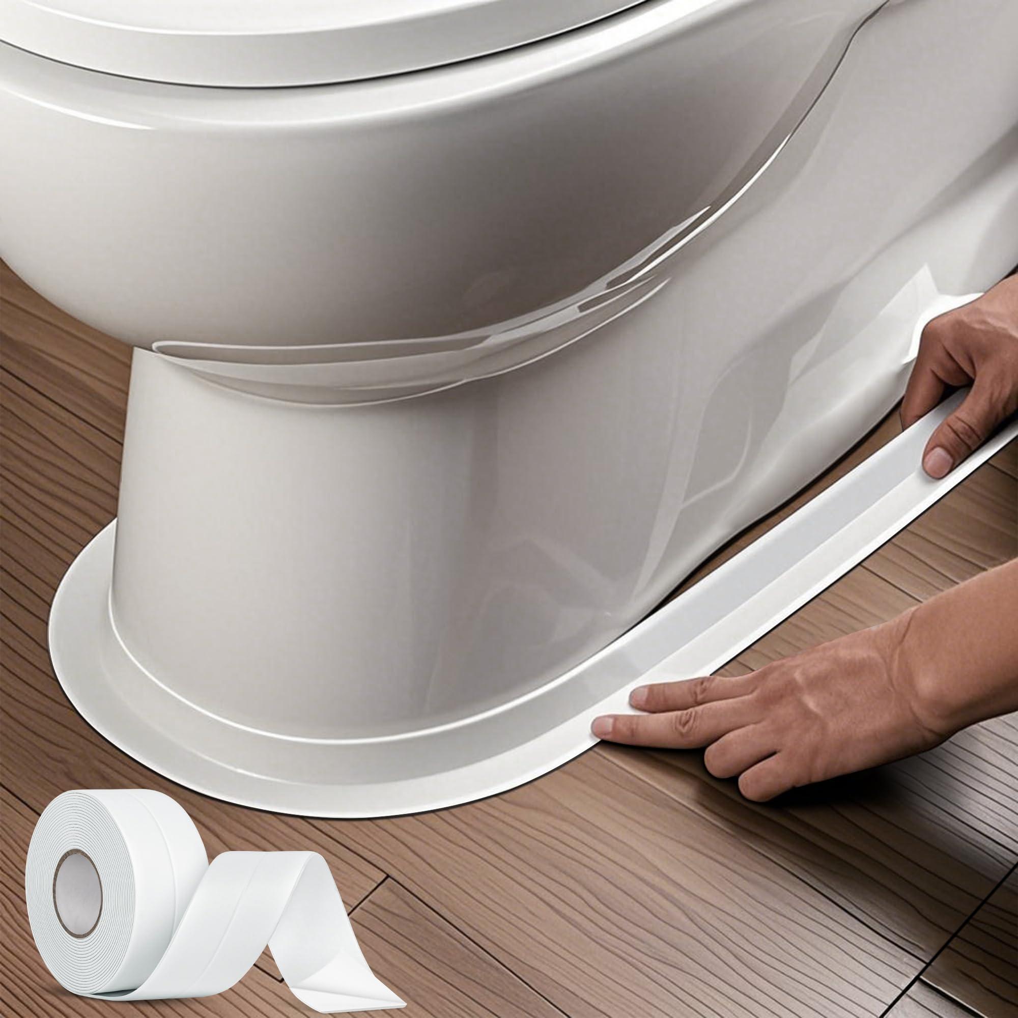Tub and Wall Peel and Caulk Strip for Bathroom, 1-1/2 Inch x 10-1/2 Feet, White (1)