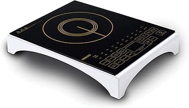 PHILIPS Viva Collection HD4938/01 2100-Watt Glass Induction Cooktop with Sensor Touch (Black)