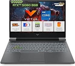 HP Smartchoice Victus, 13th Gen Intel Core i7-13620H, 8GB RTX 5060, 24GB DDR5(Upgradeable) 1TB SSD, 144Hz, FHD, 15.6"/39.6cm, Win11, M365(1yr)*Office 24, Mica Silver,2.29Kg,fa2308TX, RGB Gaming Laptop