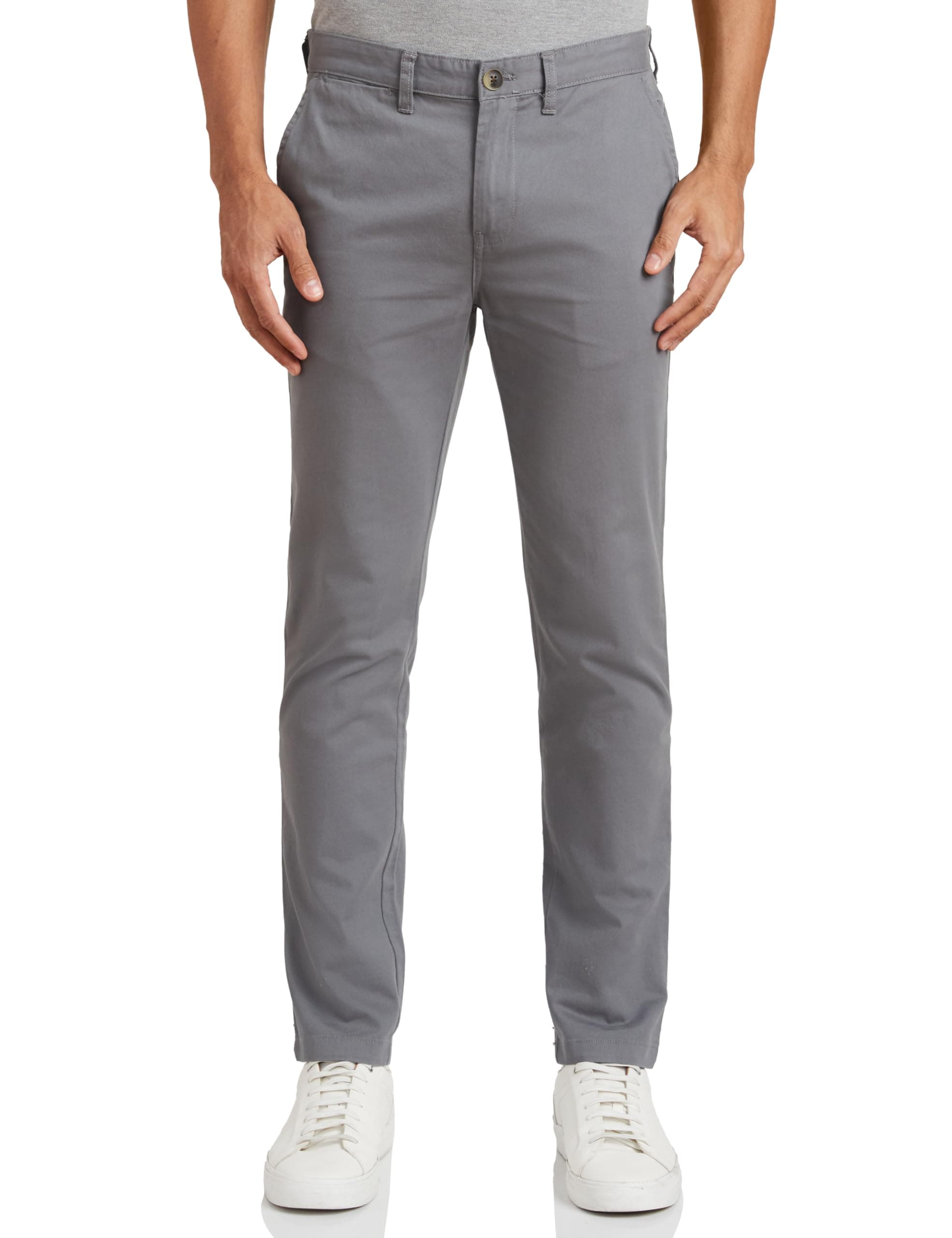 Amazon Brand - Symbol Men's Regular Fit Casual Trousers(AW-SY-MCT-1145_Grey_34)