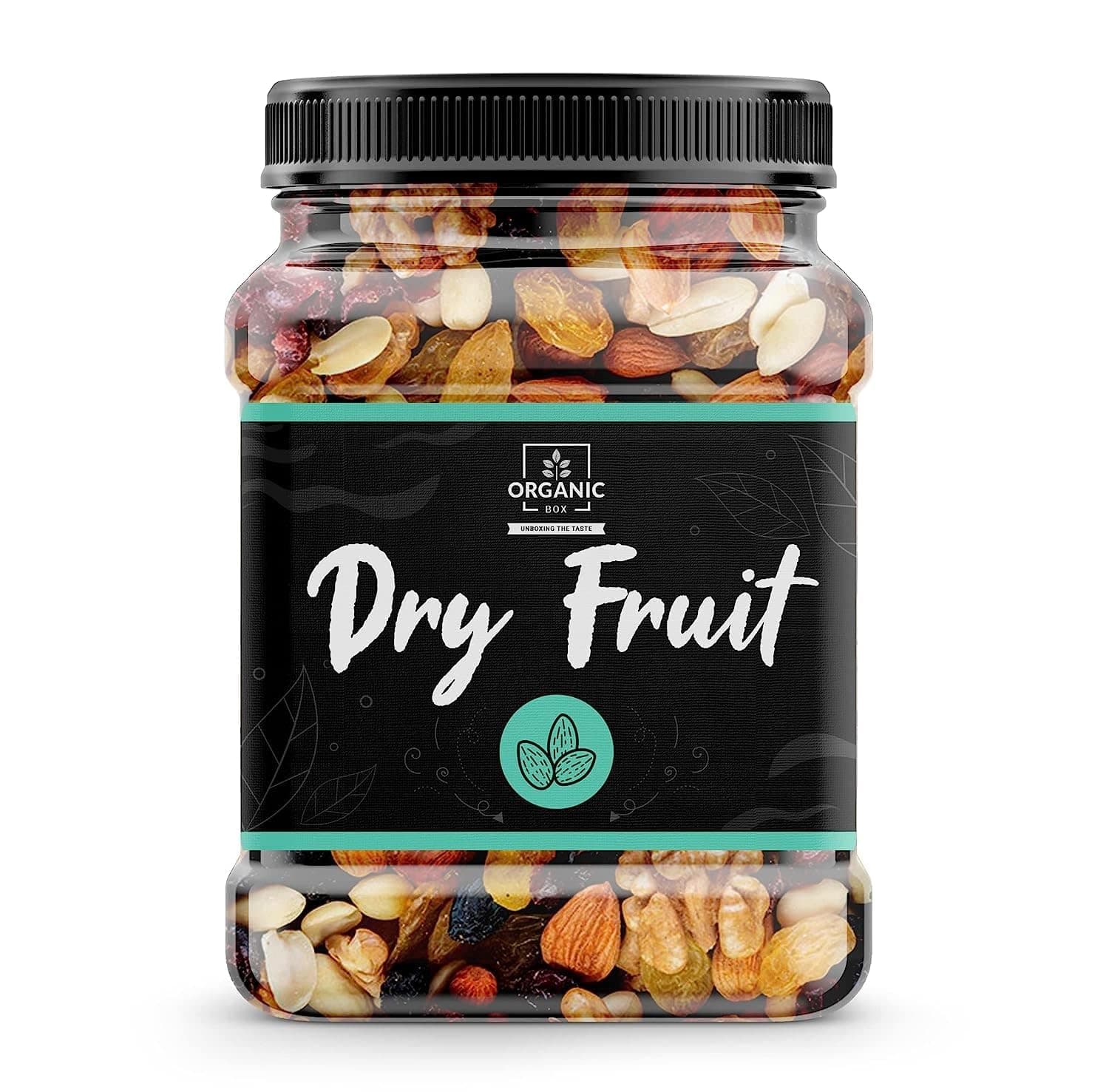 Organic Box 100% Natural and Premium Healthy Mix Dry Fruits and Nuts Healthy for Every Occasion Fresh and Healthy Dry Fruits (1Kg) - Gift Pack