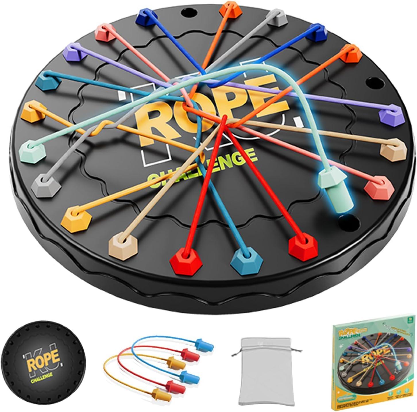 Toy Imagine Rope Logic Puzzle Game for Kids & Adults, Strategy Brain Teaser