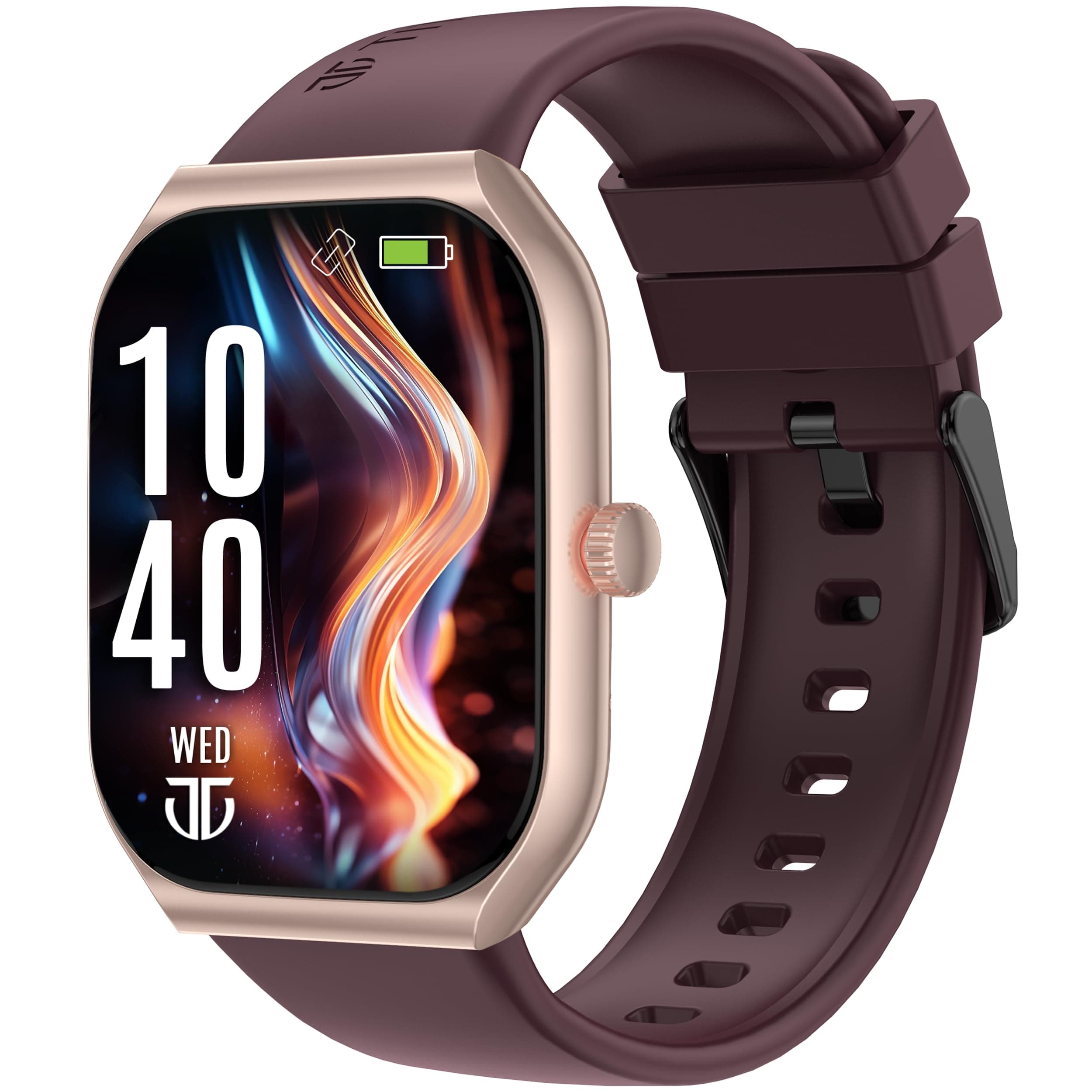Titan Smart 3 Premium Smart Watch|1.96" Super AMOLED Display with 410x502 Pixel Resolution|SingleSync BT Calling|NitroFast Charging|110+ Sports Modes|200+ Watchfaces|Upto 7 Days Battery