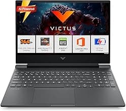 HP Victus, AMD Ryzen 7 7445HS, 4GB RTX 2050, 16GB DDR5(Upgradable) 512GB SSD, FHD, 144Hz, 300 nits, IPS, 15.6''/39.6cm, Win11, M365* Office24, Mica Silver, 2.29kg, fb3123AX, Backlit, Gaming Laptop