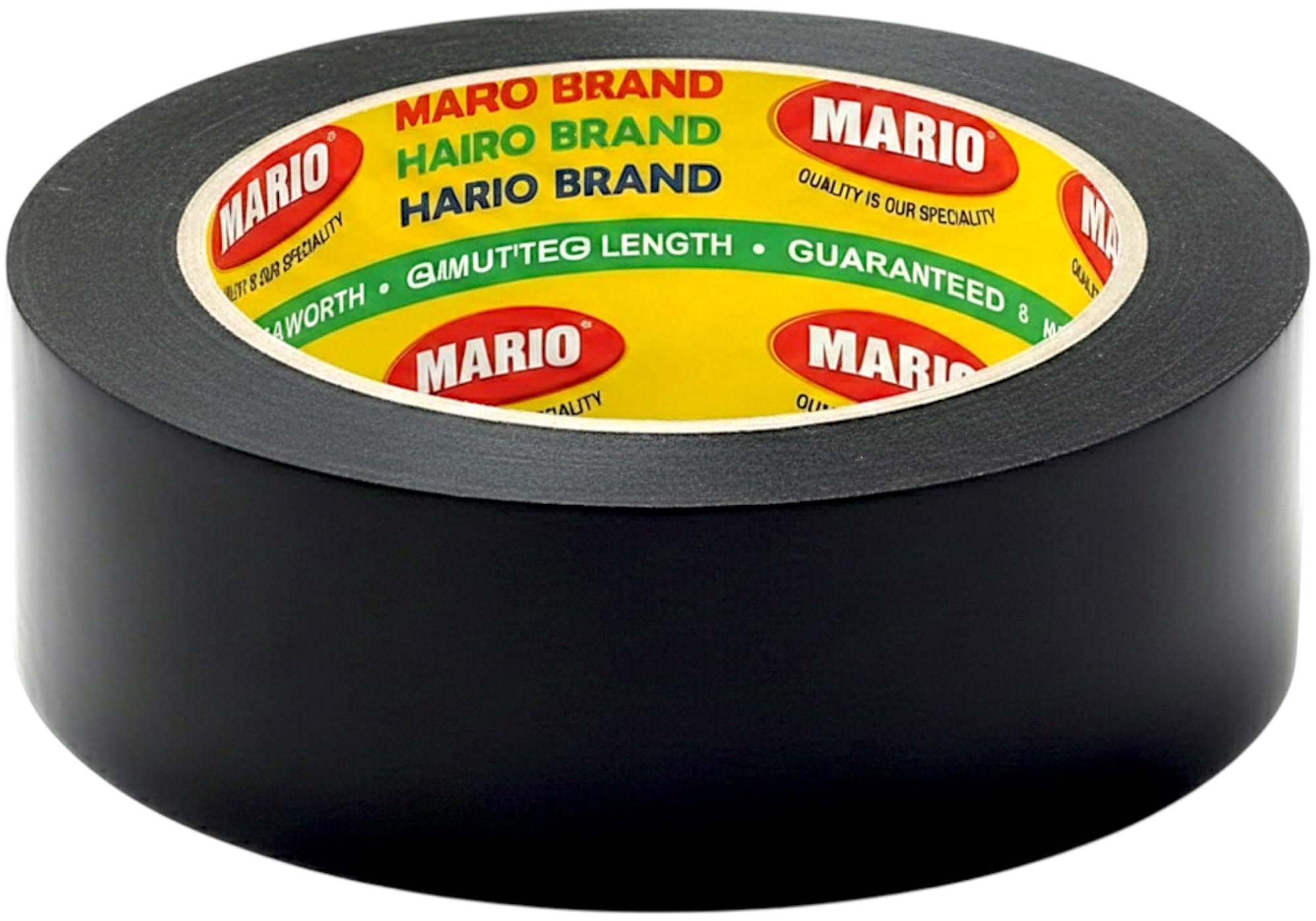 Mario PVC Self-Adhesive Black Monsoon Tape – 24mm x 15M | Protection Against Water Damage & Electric Panel Insulation | Pack of 1