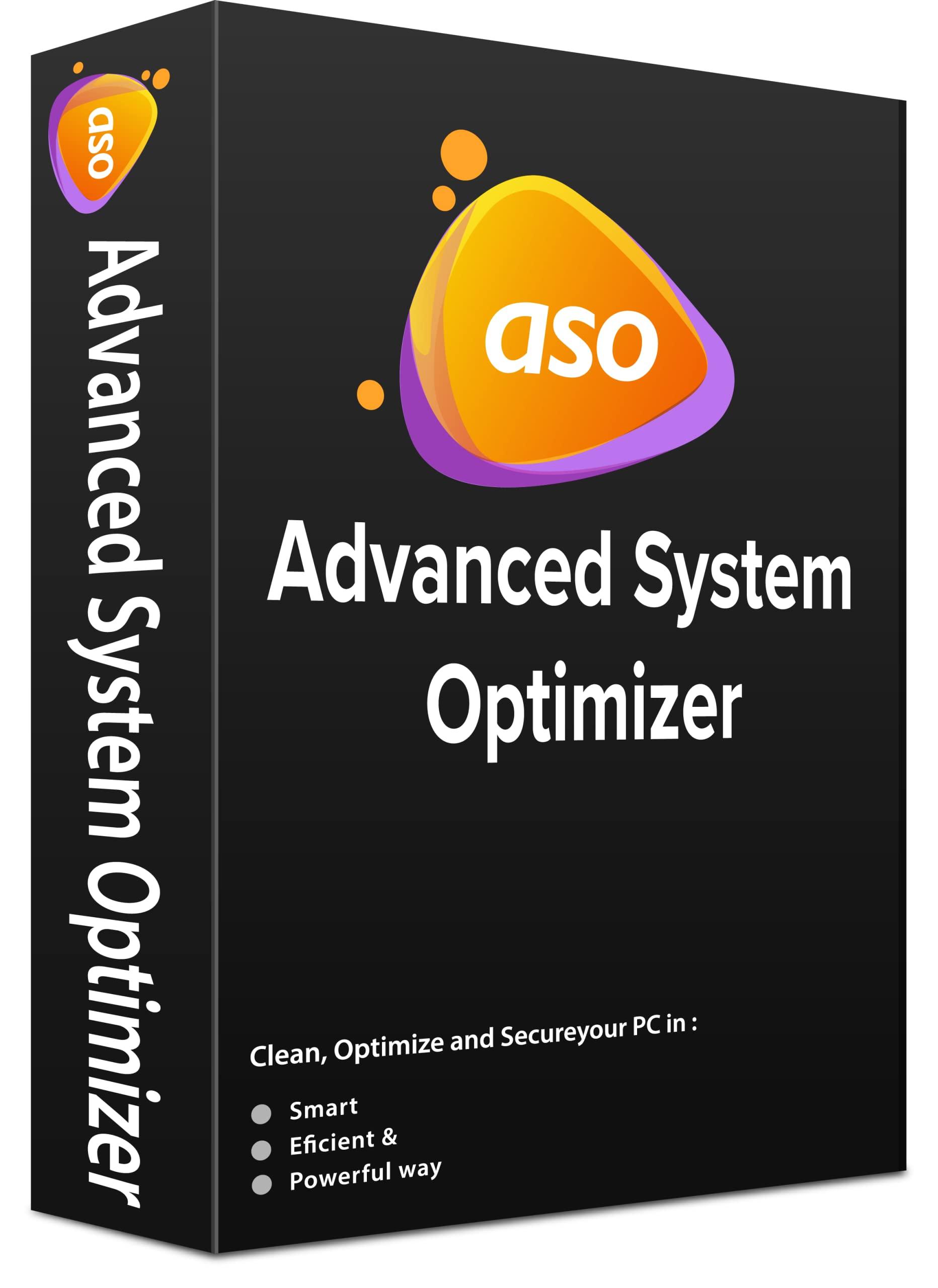 Systweak Advanced System Optimizer | The One-Stop Cleaning and Optimization Tool For Windows PC | 1 PC 1 Year (Via Email Delivery Only - in 2 hours, No- CD)