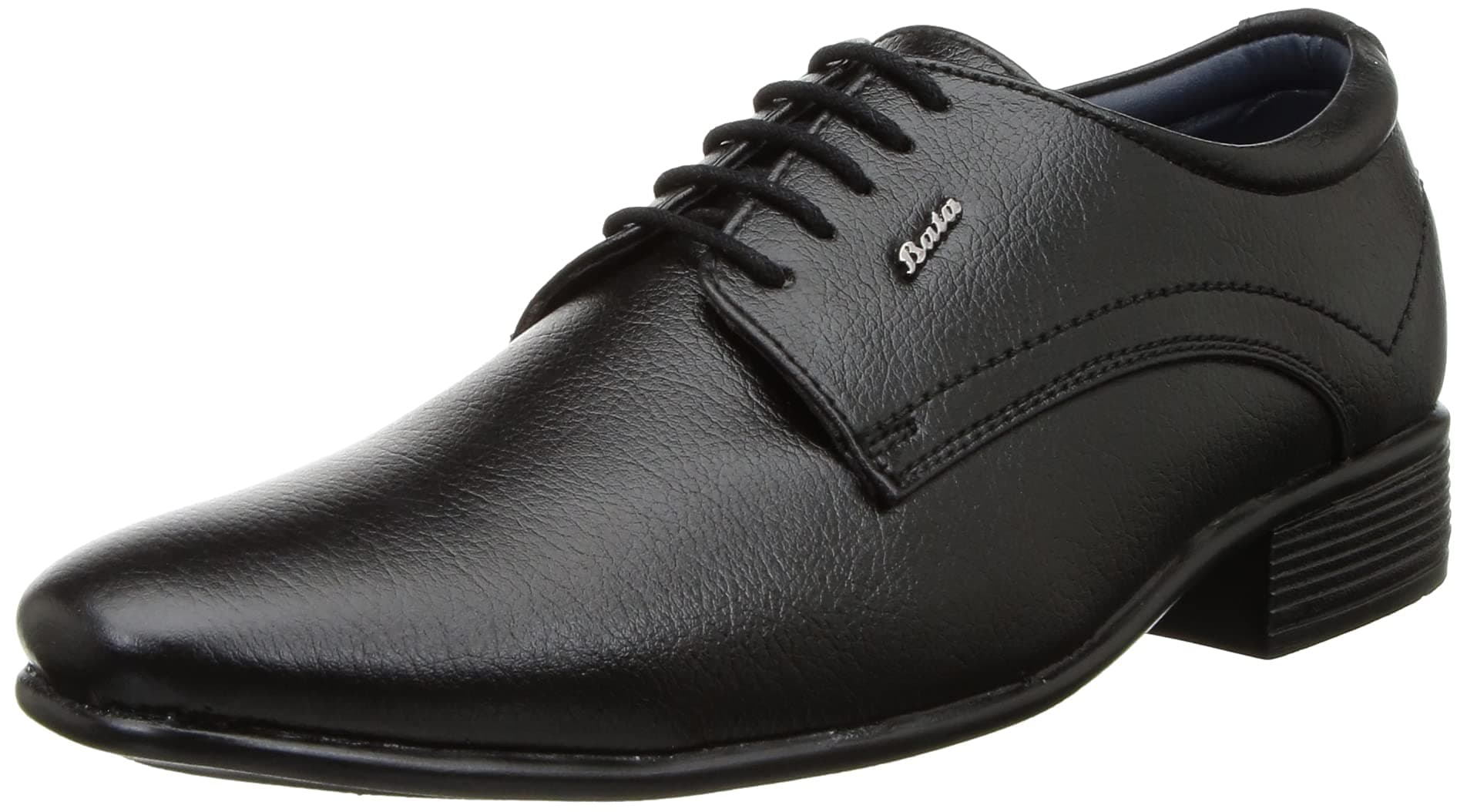Bata Boss-Grip Men's Black Formal Shoes - 9 UK (8216133)