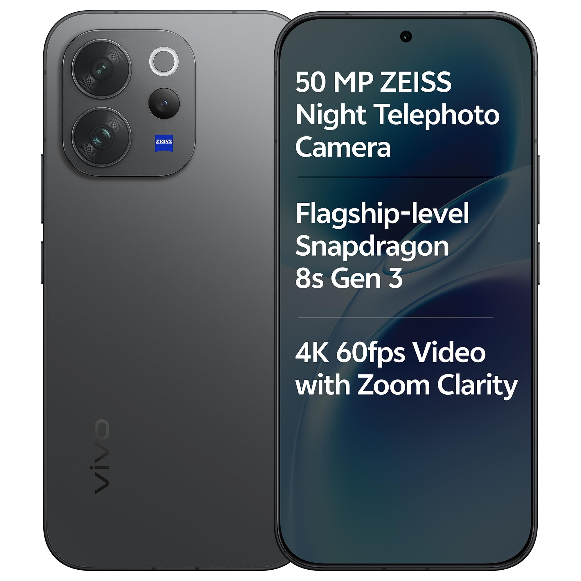 vivo V70 Elite 5G (Authentic Black, 12GB RAM, 256GB Storage) with No Cost EMI/Additional Exchange Offers
