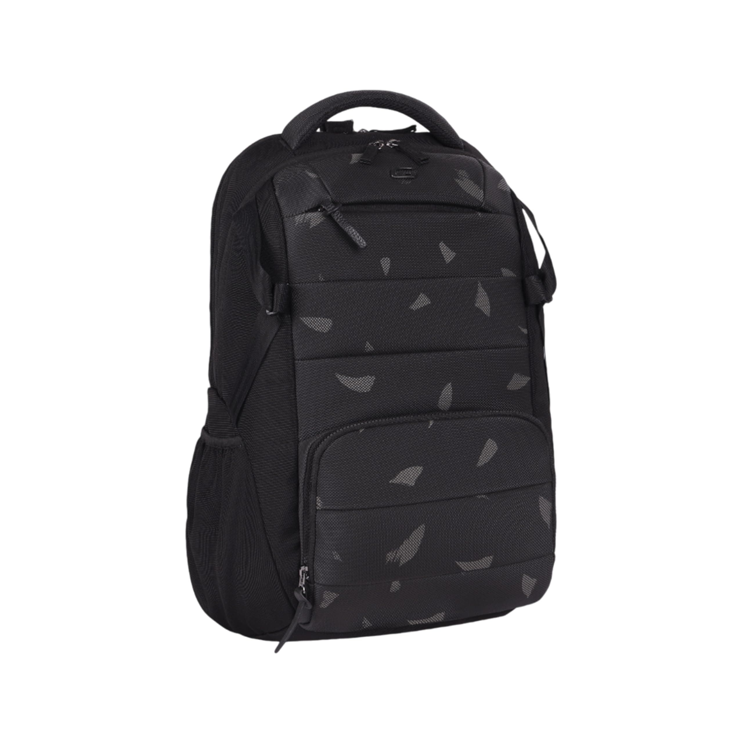 Gear Aspire 3 19"/35L Large Faux Leather Water Resistant Laptop Backpack | Casual Backpack | Daypack | Travel Backpack | College Bag For Men/Women (Black - Grey)