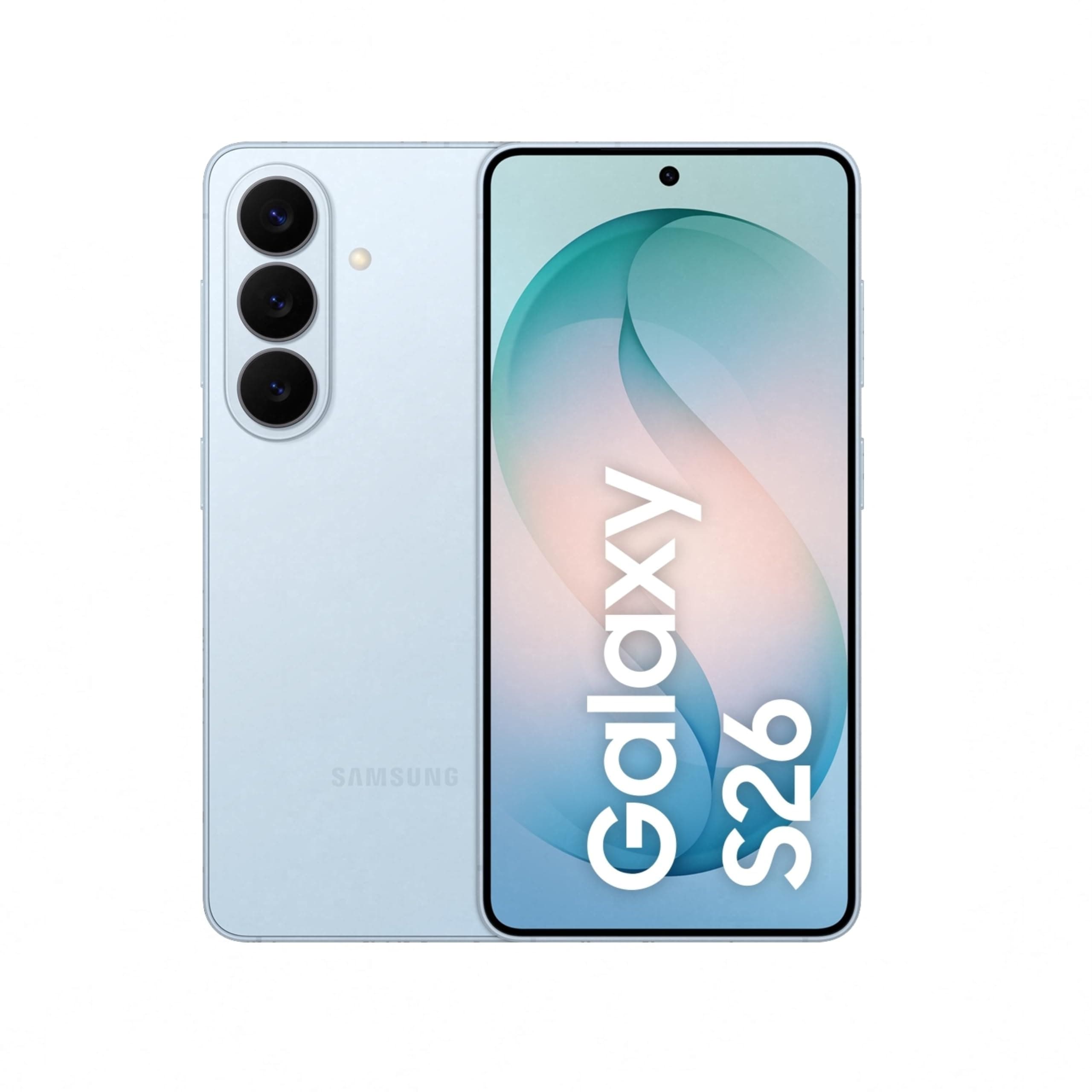 Samsung Galaxy S26 5G (Sky Blue, 12GB RAM, 256GB Storage), AI Phone, Photo Assist, Creative Studio, 50MP Camera with ProVisual Engine, Powerful Customized Processor and 4300mAh Battery