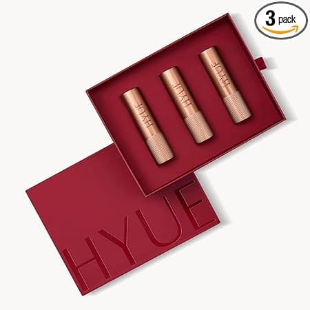 HYUE Velvette Kiss Gift Set - In Crimson | 12.6 gm | Feather Light & Powder Matte Finish | Long-Wear Intense Color | With Jojoba, Almond & Gooseberry Extracts | Smudge-Proof & Travel-Friendly