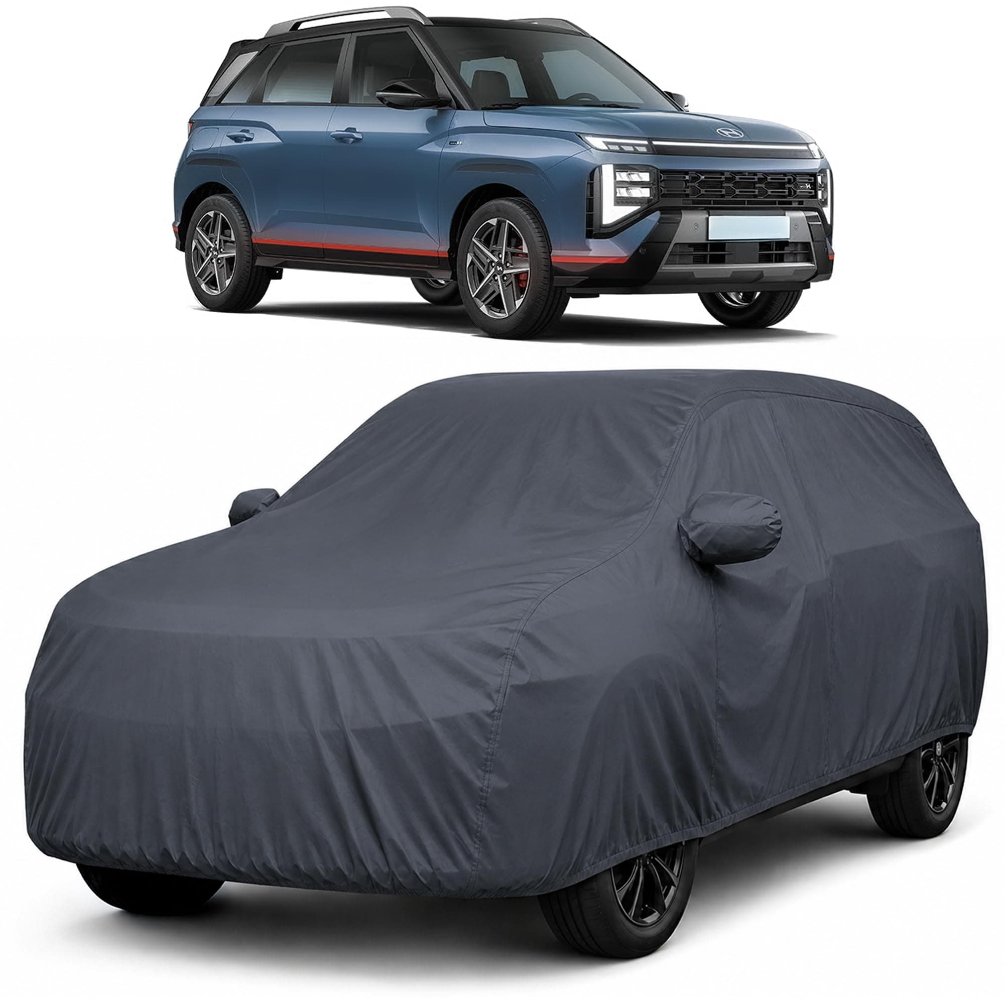 Autofact Premium Car Cover for Venue 2025-2026 | All Weather Waterproof Full Body Car Cover | Light-Weight Triple-Stitched Outdoor Shield with UV Protection, Dustproof & Heat-Resistant
