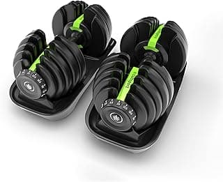 CULT Adjustable Dumbbells (Upto 24kg) for Men & Women for Fitness and Home Workout (Pack of 2)