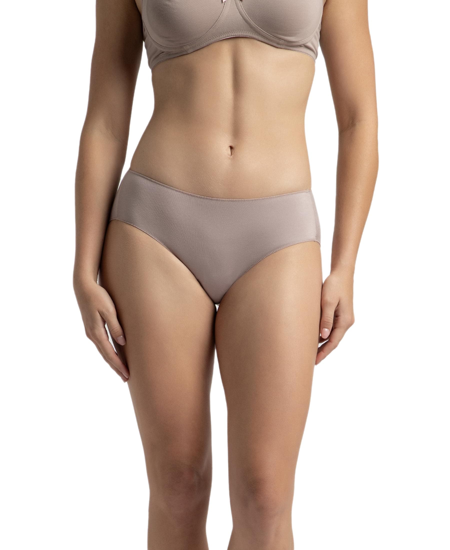 Jockey Women's Modal Hipster (Colors and Prints May Vary) (Pack of 1) (1802_Mocha_S_Mocha_S)