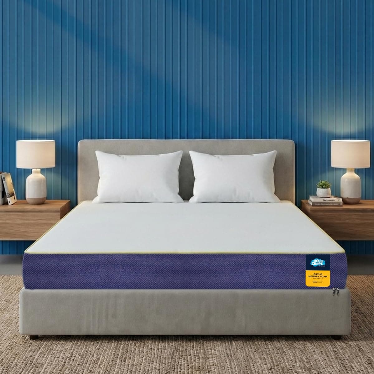 Centuary Mattresses Sleepables Orthopedic Memory Foam 5 Inch Back Support Mattress (78x42x5)