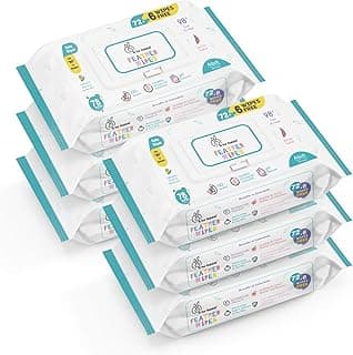 R for Rabbit Feather 468 Baby Wet Wipes for new born Combo Pack of 6