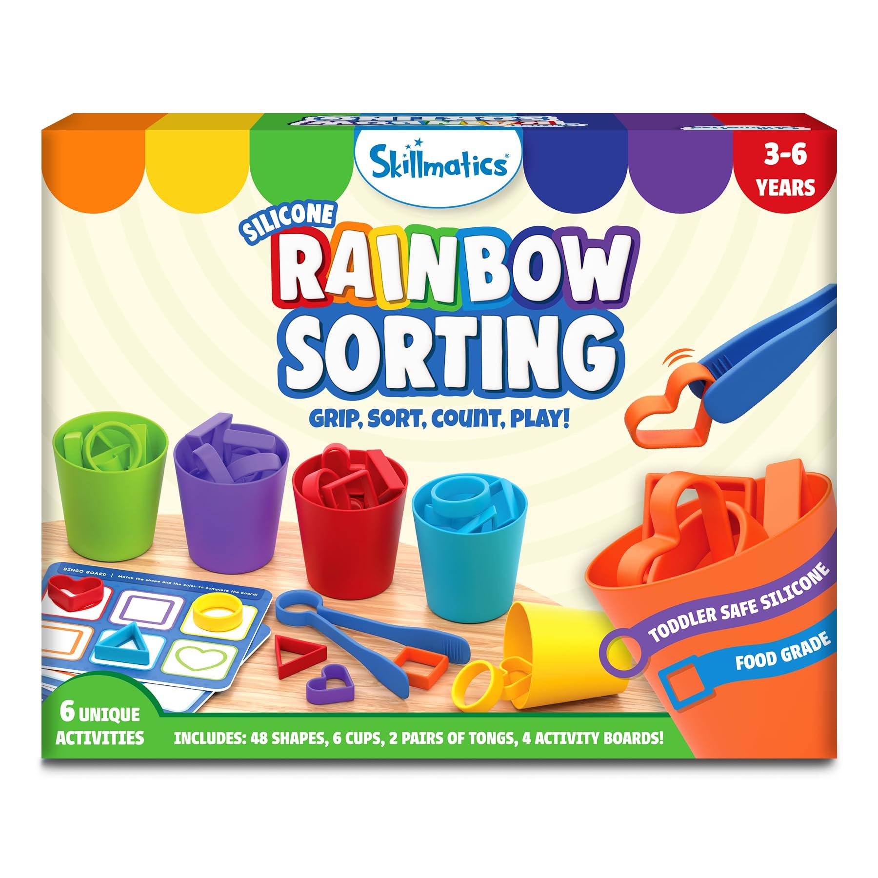 Skillmatics Silicone Rainbow Sorting Game – Learning & Educational Toy