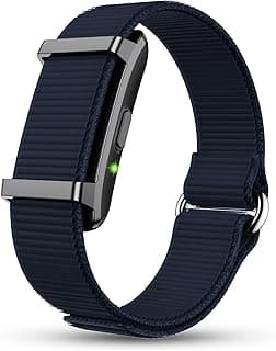 Pebble Newly Launched Qore 2 Premium Metal Fitness Band | 45 Days Battery Life, Heart Rate, SpO2, HRV & Body Temp Monitor, Sleep Tracker, AI Health Analysis, Smart Notifications (Nebula Blue)