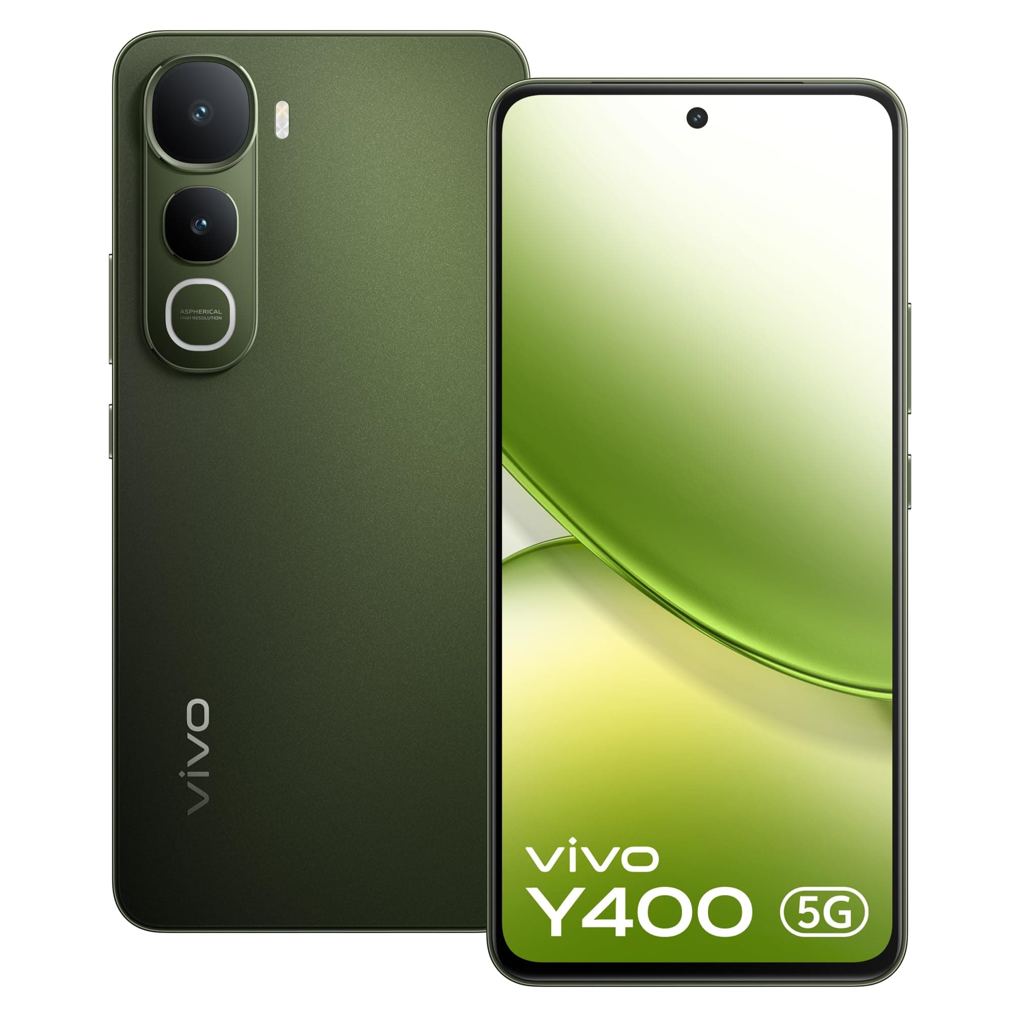vivo Y400 5G (Dynamic Green, 8GB RAM, 128GB Storage) with No Cost EMI/Additional Exchange Offers