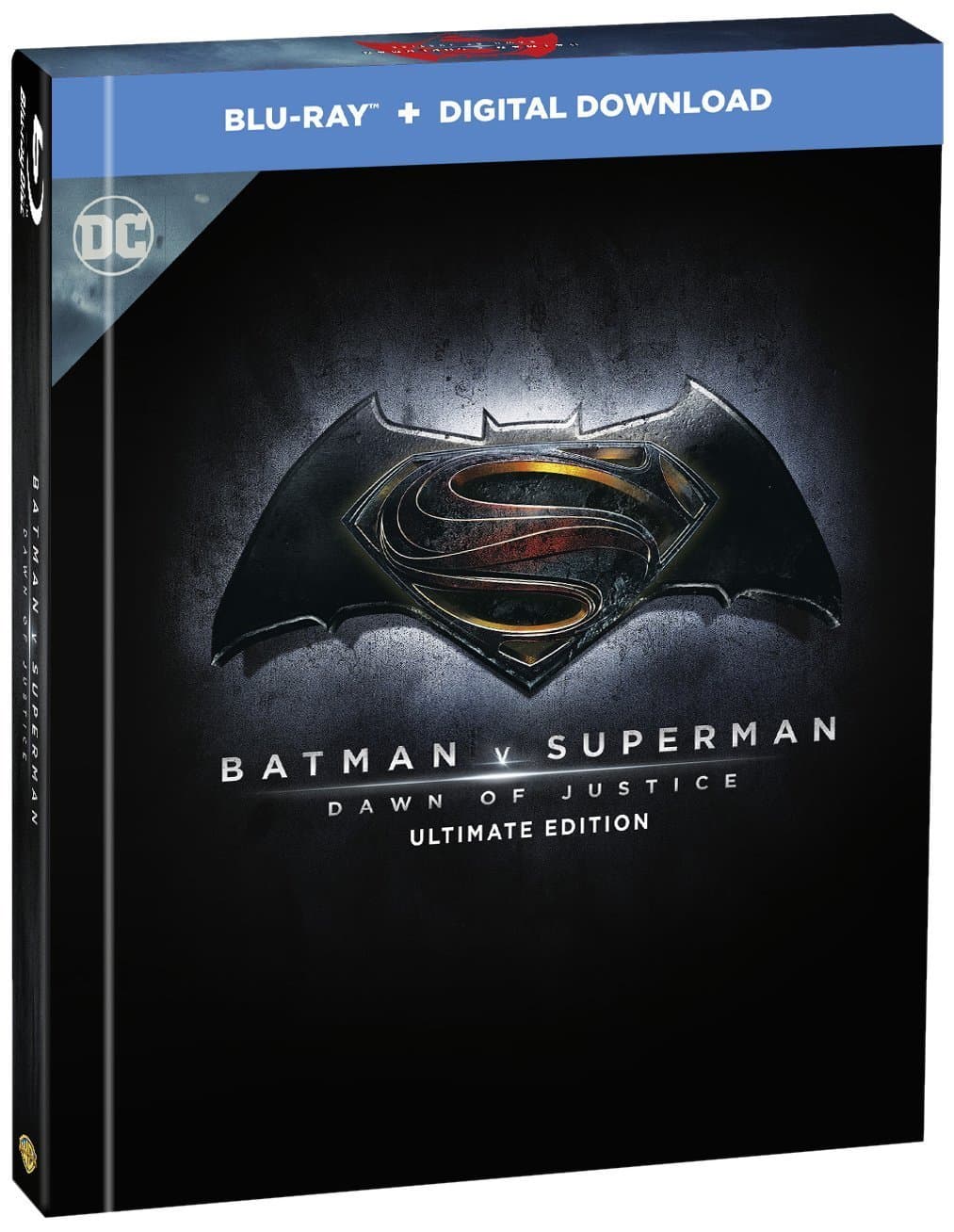 Batman v Superman: Dawn of Justice (Blu-ray + Digital Download + UV) (2-Disc) (Uncut | Region Free | Digibook | Limited Collector’s Edition | UK Import) - Ultimate Edition Filmbook