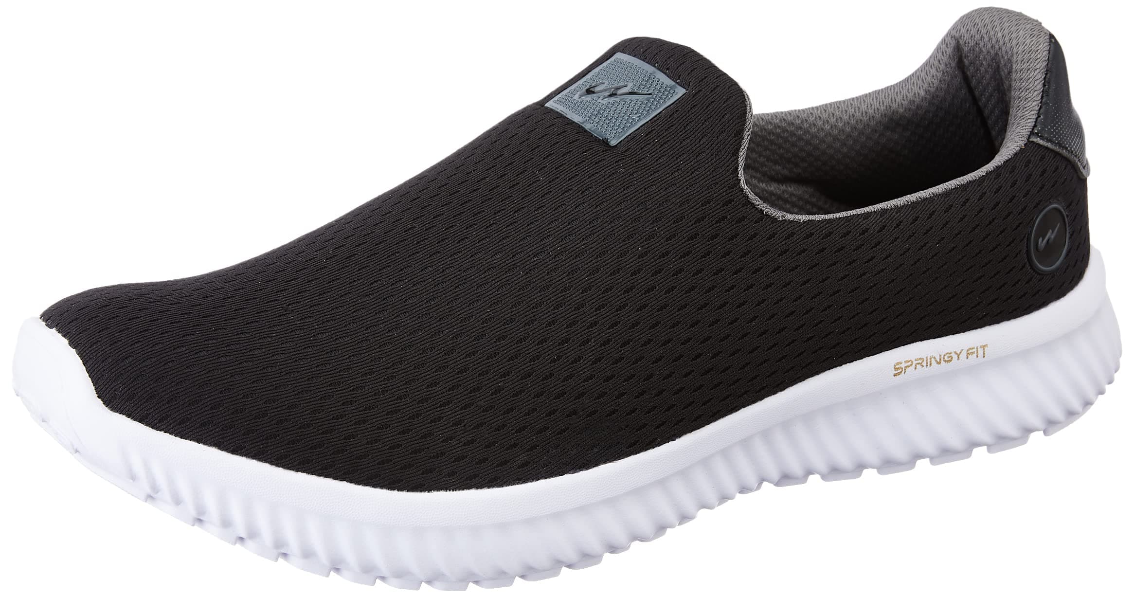 Campus Men's OXYFIT (N) Walking Shoes BLK/D.Gry - 8UK/India
