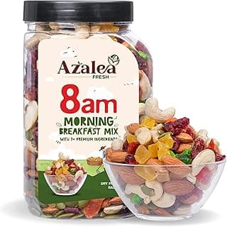 Azalea Fresh Premium Dry Fruits Mix 500gm | Healthy Trail Mix with Almonds, Cashews, Cranberries, Raisins & Seeds | Superfood Nut Mix for Daily Energy & Snacking (500 gram)