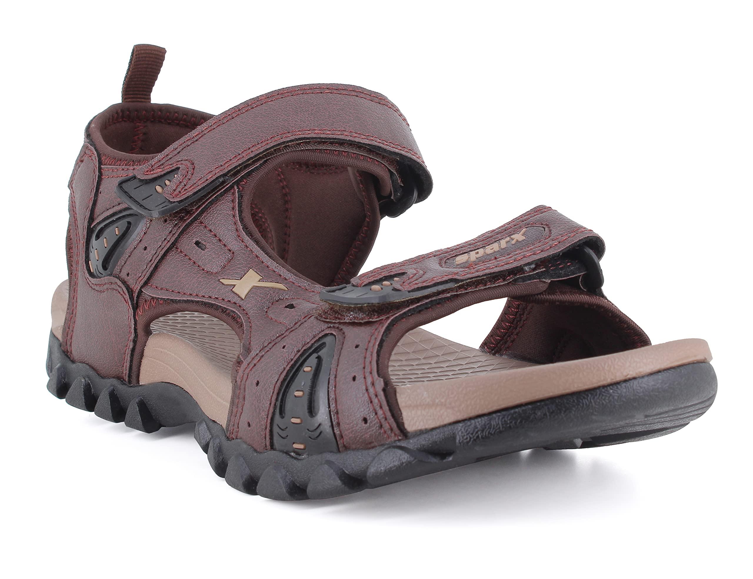 SPARX Men SS-590 Brown Camel Floater Sandals (SS0590G_BRCL_0006)