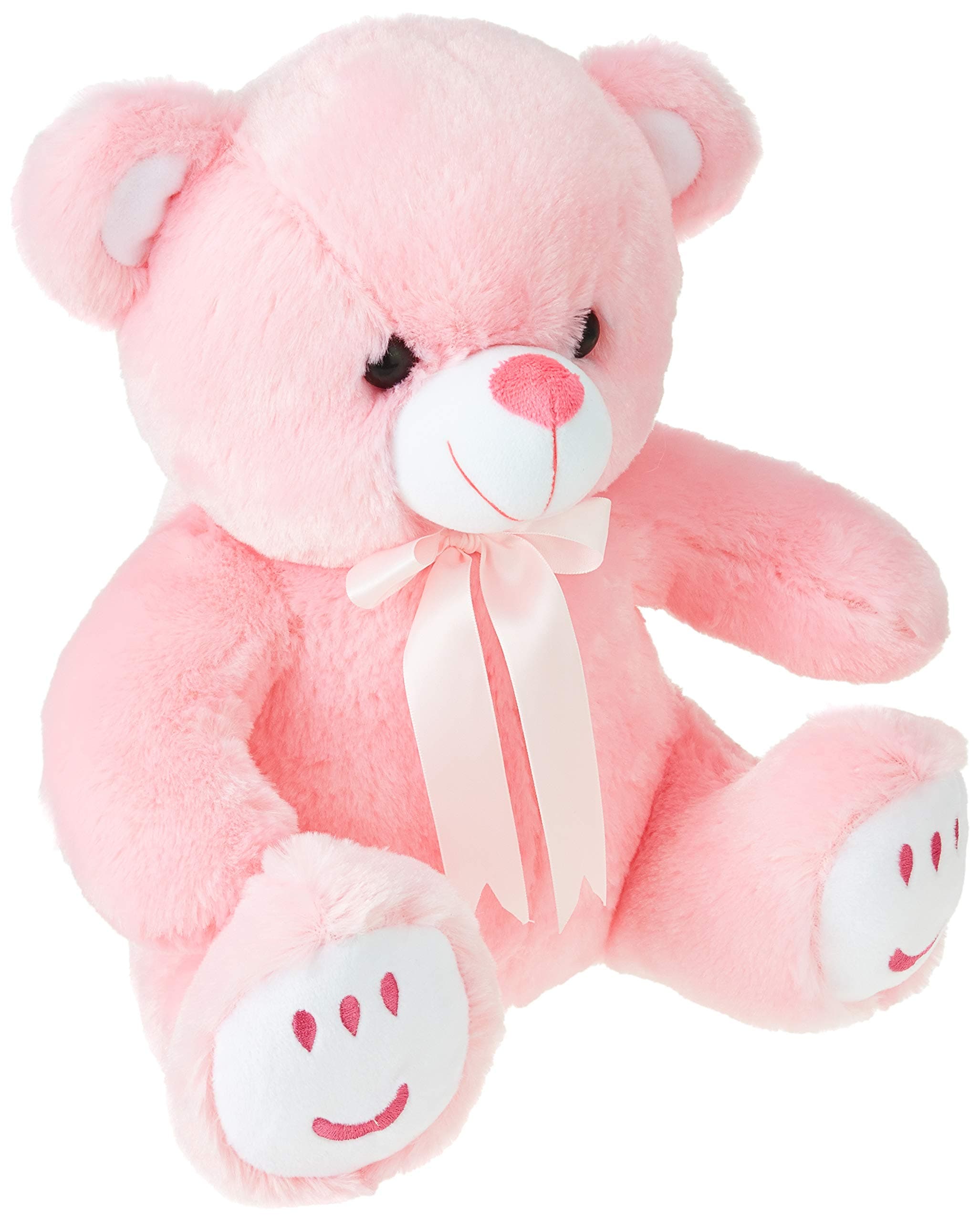 HUG 'n' FEEL SOFT TOYS Teddy Bear, Cute, Soft Toy (33 Cm,Pink), Great Birthday Gift