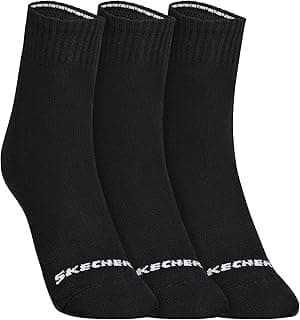 Skechers Mens 3PK MENS 1/2 TERRY A
