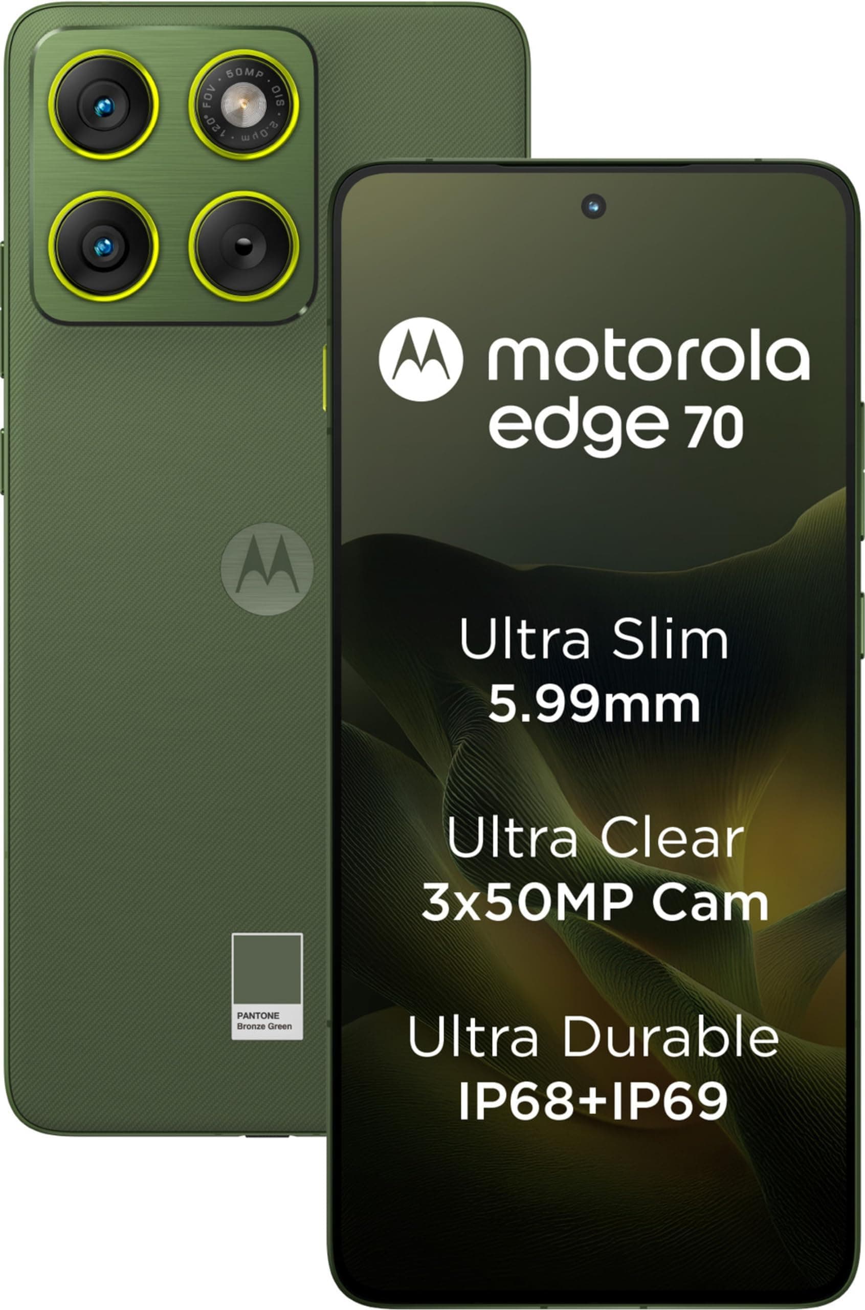 Motorola Edge 70 (Bronze Green, 8GB RAM, 256GB Storage)