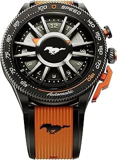 GOBOULT Newly Launched Mustang Stallion Smart Watch 1.43'' AMOLED Display, Rotating Bezel, BT Calling, 200+Watchfaces, 700 Nits Brightness, AI Voice Assistant, SpO2 Monitoring (Turbo Orange)