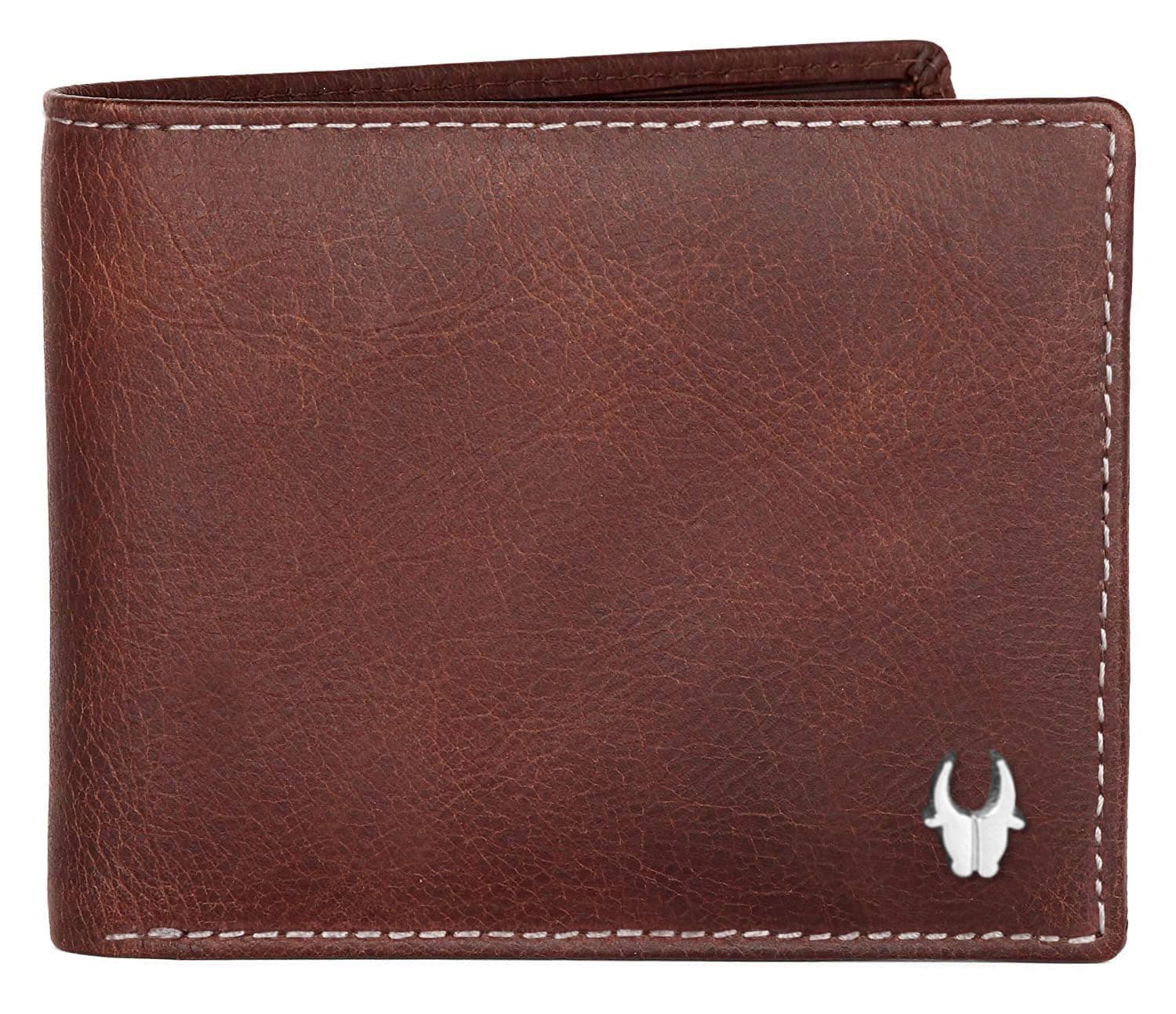 WildHorn Genuine Leather Wallet for Men | Slim Bifold Wallet with RFID Blocking | Multiple Card Slots & Coin Pocket | Premium Leather Mens Wallet