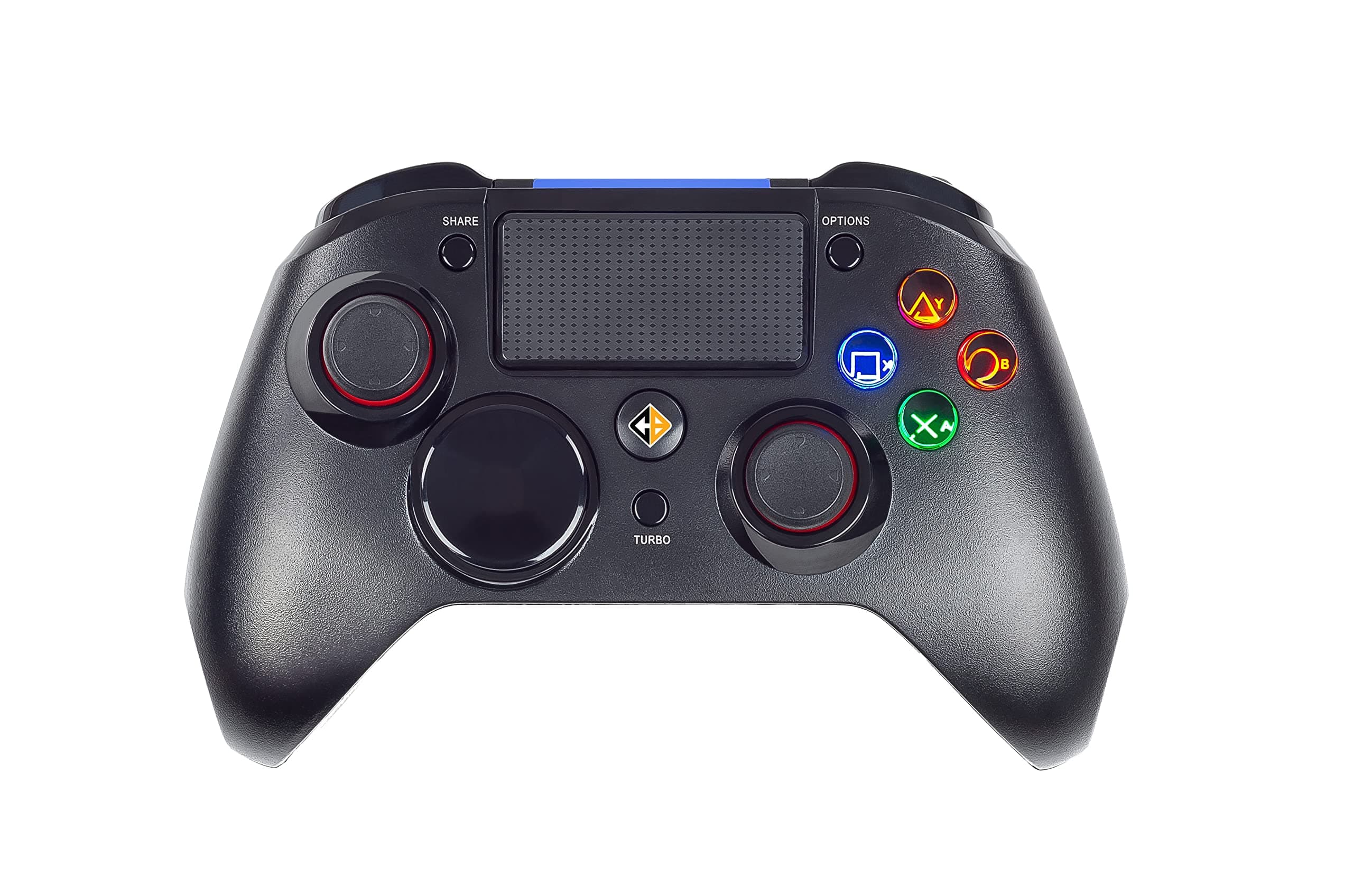 Cosmic Byte Stratos Xenon All in One PS4/iOS/Android/PC Wireless Programmable Gamepad, Magnetic Accurate Triggers, Upgraded Hall Effect Joysticks (Black)