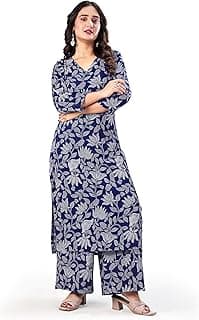 MS VHCK ENTERPRISE Kurti with Plazo Set for Women