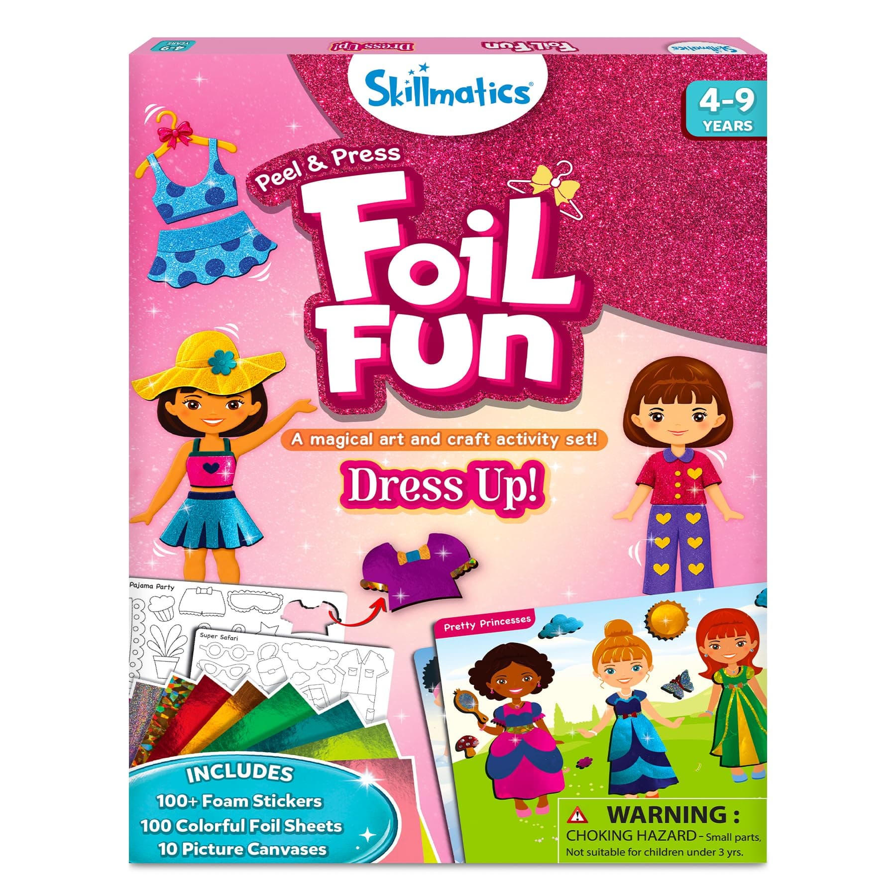 Skillmatics Foil Fun – Dress Up, No Mess DIY Art for Kids