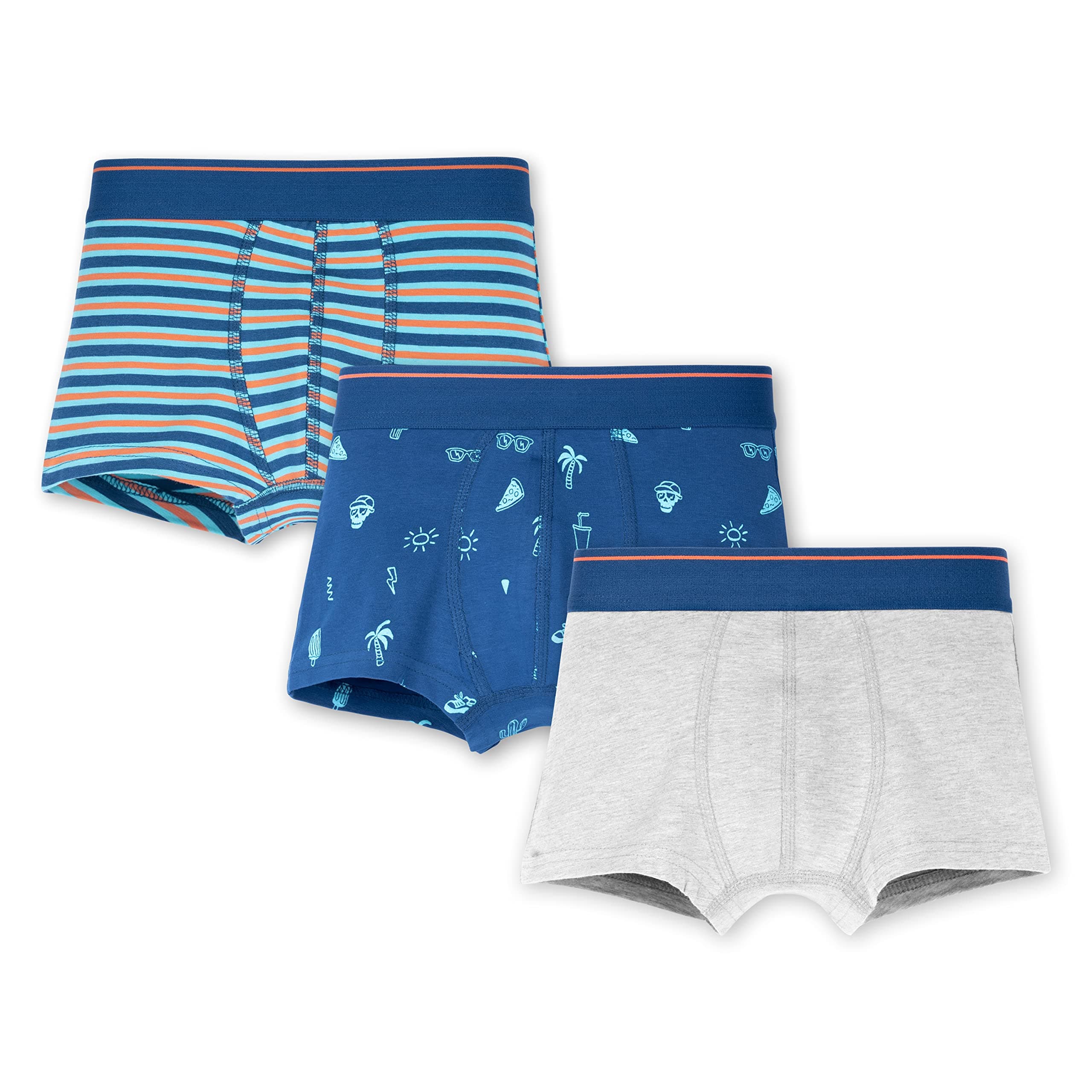 ARIEL Boys Cotton Boxers(Pack of 3)(AR-RE-K-BT-P-7-8 Years-S1_Multicolored_7-8 Years)