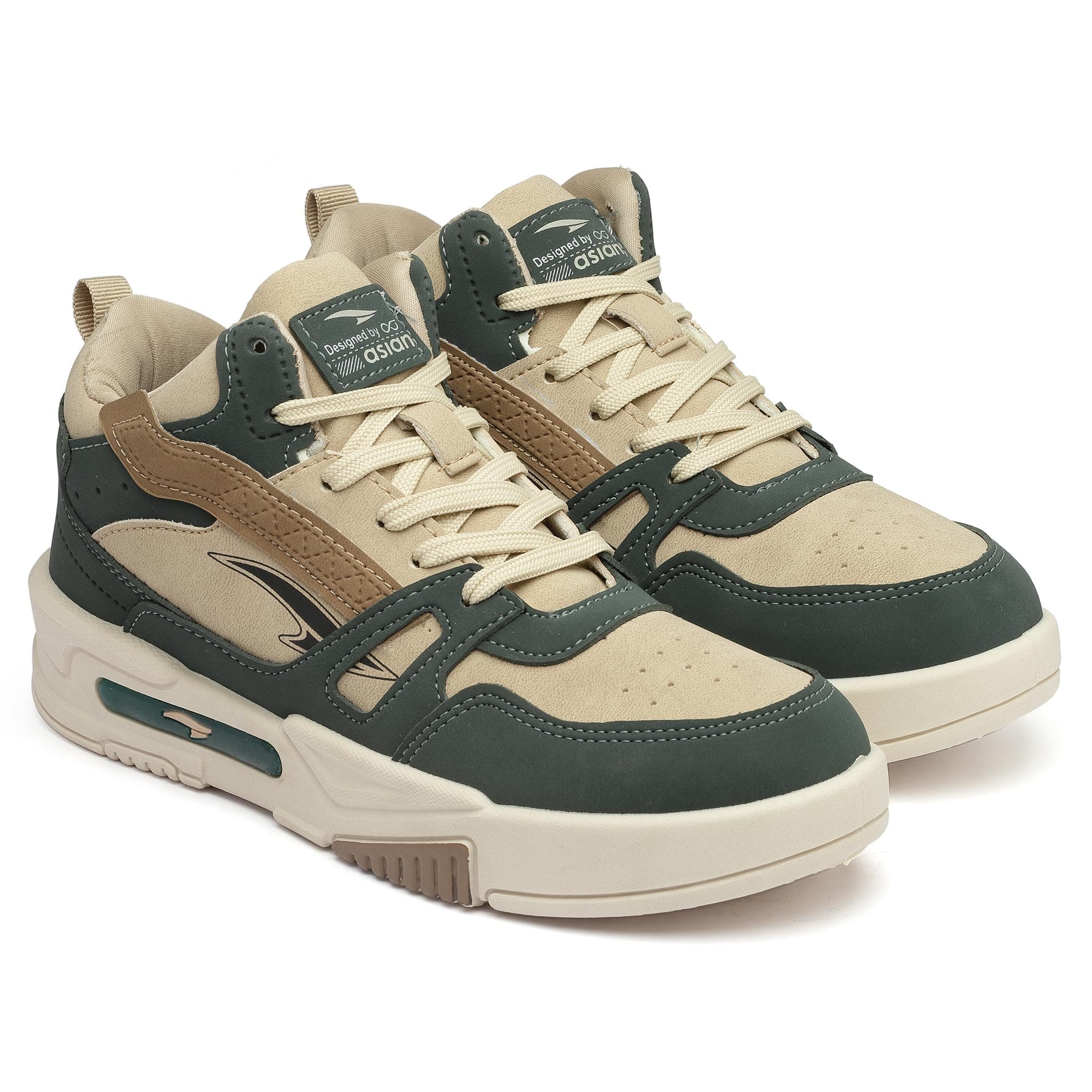 ASIAN Men's MEXICO-11 Casual Sneaker Shoes with Synthetic Upper Lightweight Comfortable Mid Top Sneaker Shoes for Men's & Boy's,UK 8