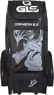 GLS Dragon 2.0 Duffle Cricket Bag with 4 Bat Sleeve and Shoe Compartment (Color May Vary, Backpack)