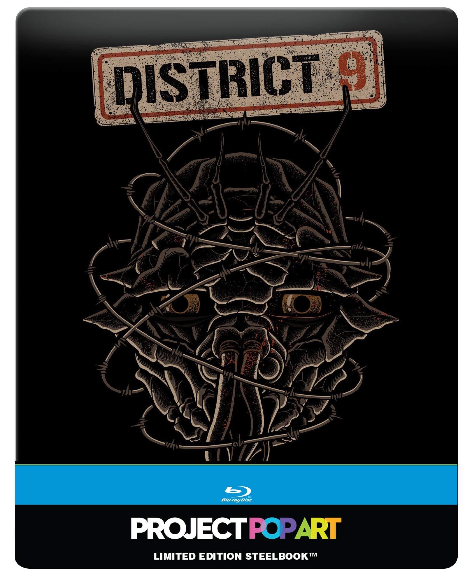District 9 (Uncut | Region Free Blu-ray | US Import) - Project POP Art Limited Collector's Edition Steelbook