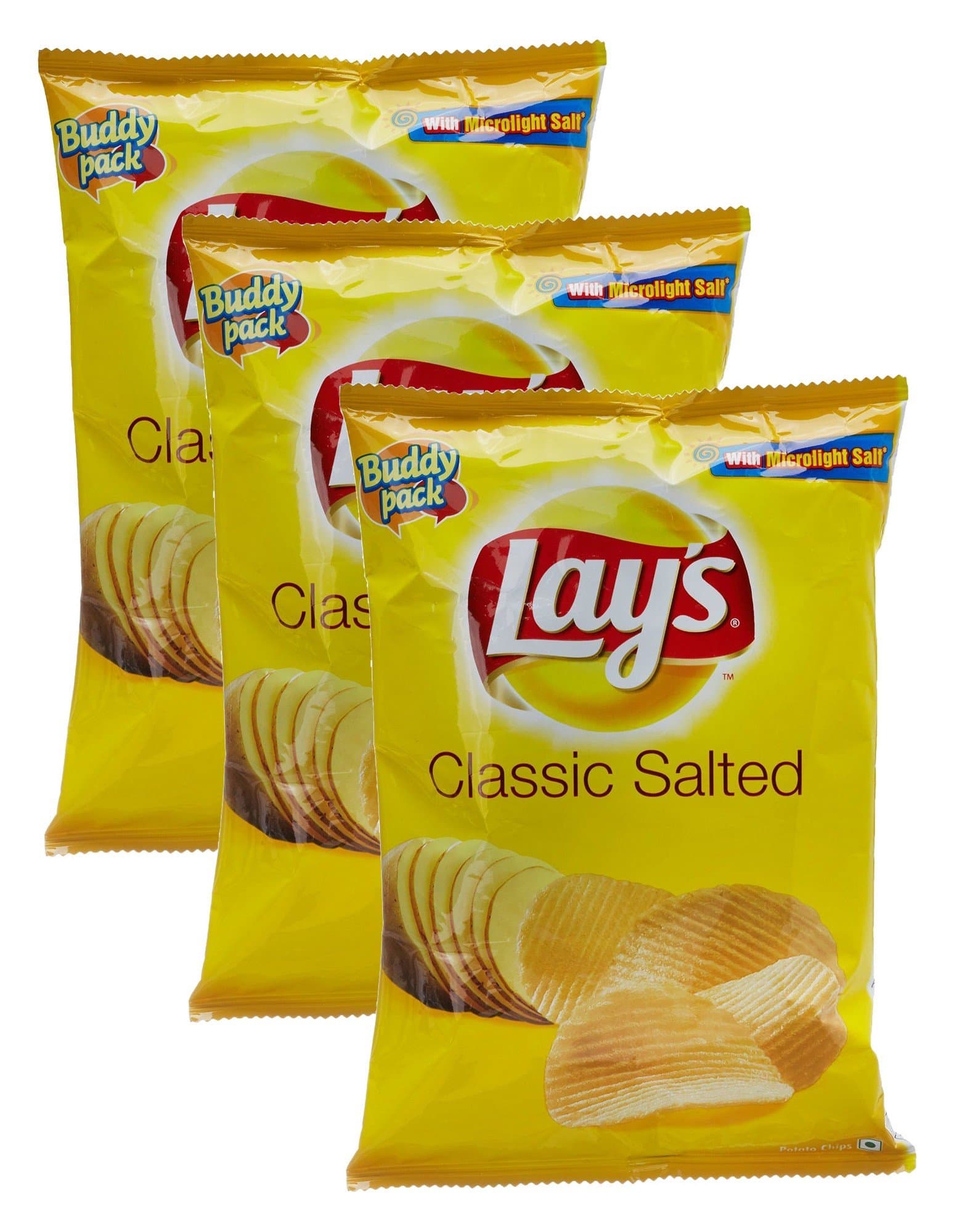 Lay's Big Bazaar Combo - Potato Chips Classic Salted, 52 Gm (Pack of 3) Promo Pack