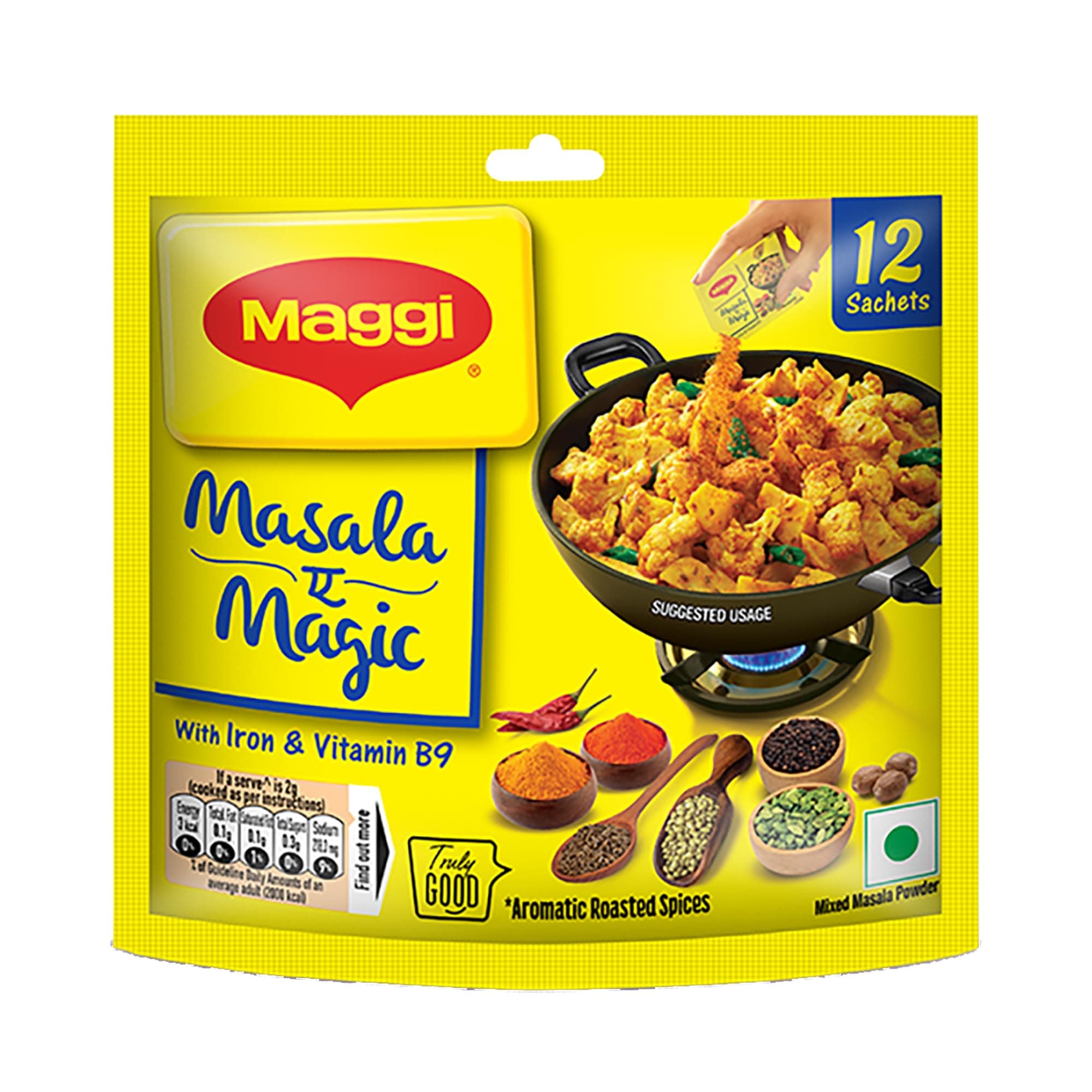 MAGGI Masala-Ae-Magic Masala, 72g Pouch (6g x 12 Sachets)