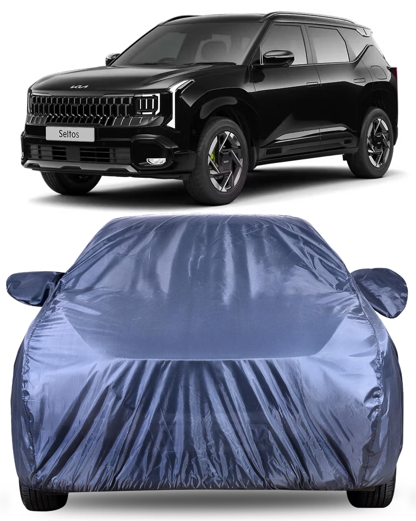 Autofact Car Cover for Seltos 2026 Onwards| Water-Resistant Car Body Cover