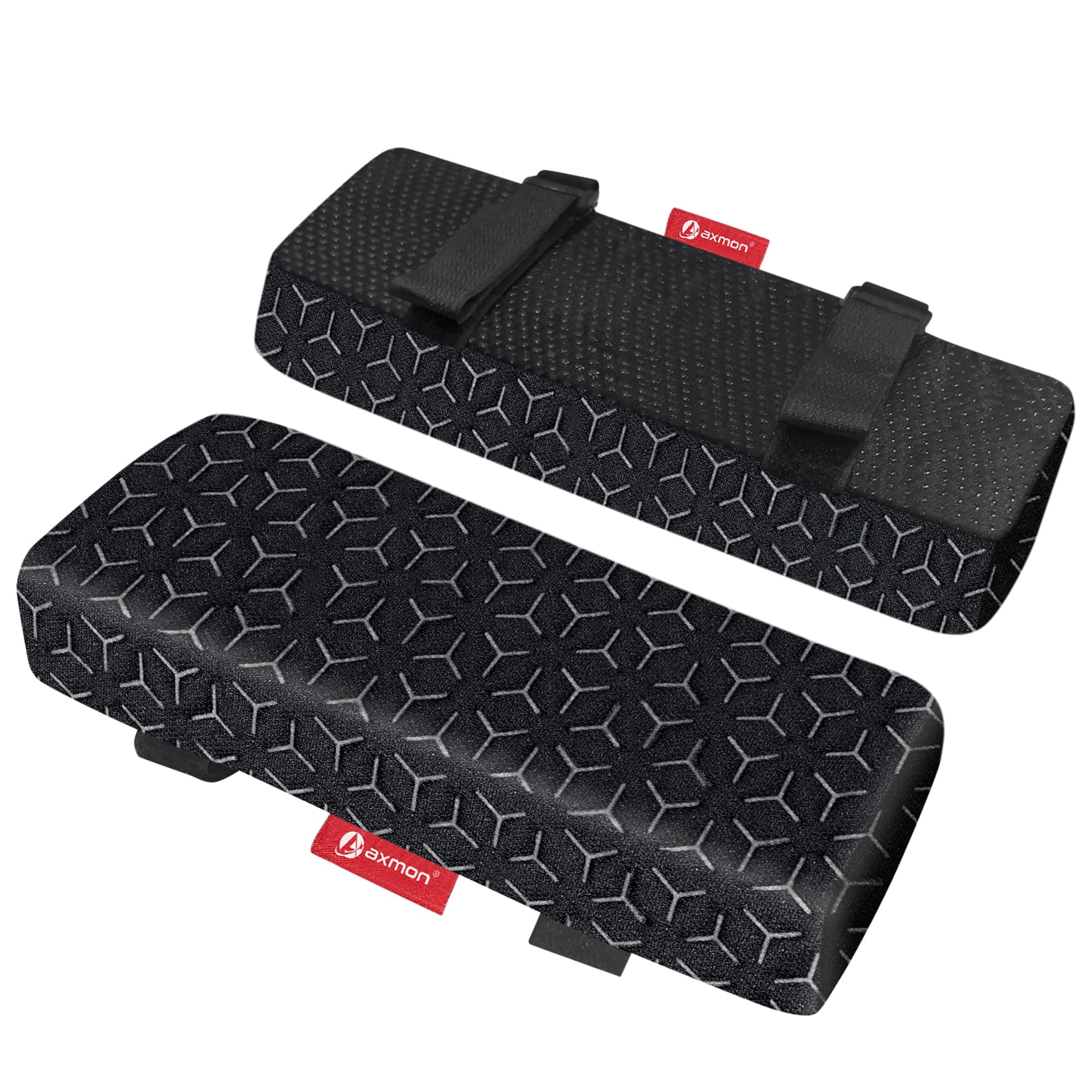 Axmon® Chair Armrest Cushion Pad for Office & Gaming Chair | Pack of 2 | Premium 5D Cushion Fabric | Ultra Soft Foam| Ergonomic Elbow Pillow for Comfortable Arm Support and Arm & Elbow Pain Relief |