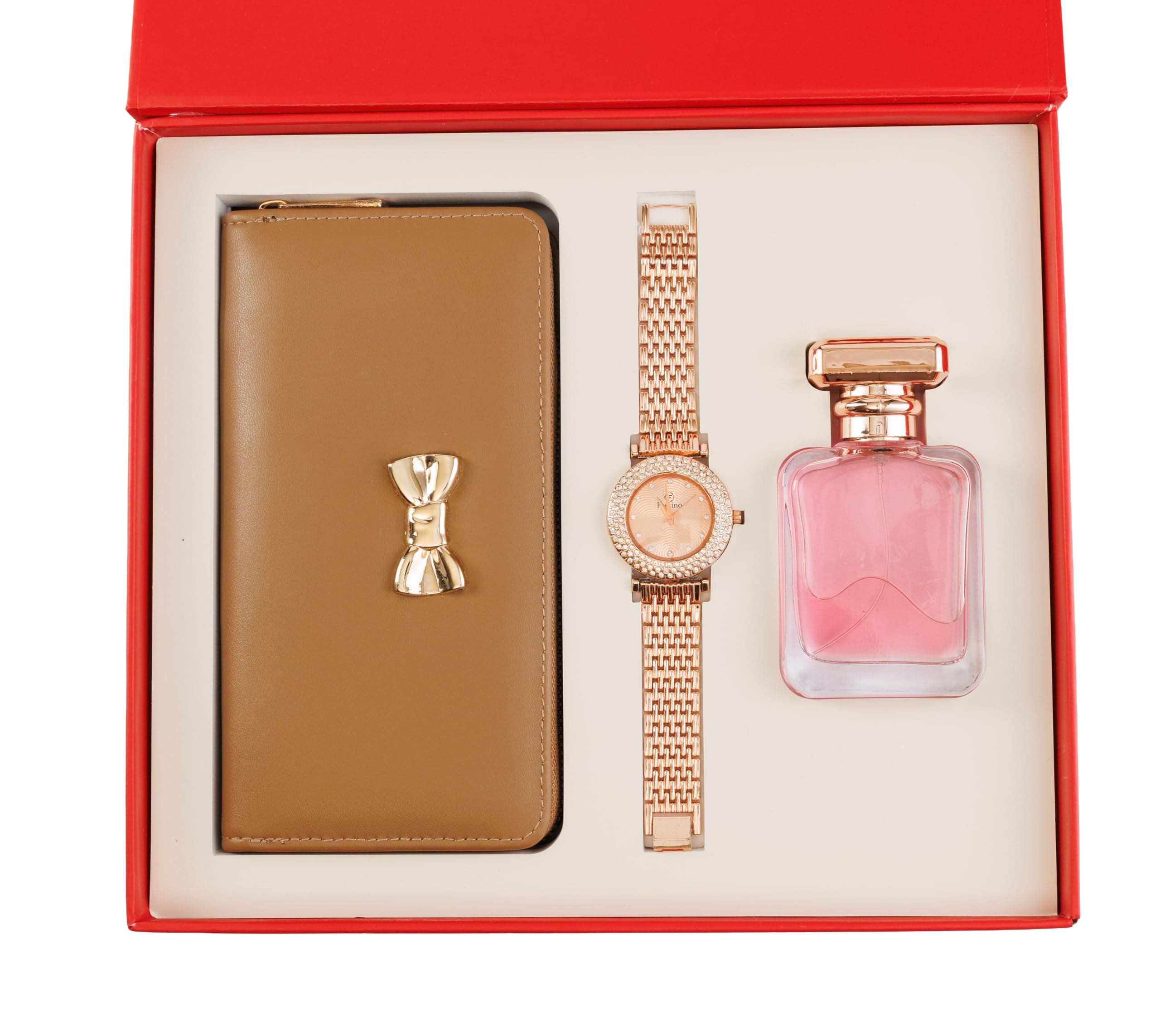 Thy Kalpavruksha Women’s hamper Gift Set Wallet, Watch, Long-Lasting Perfume | gifts for woman | birthday gifts for women | gift for Girlfriend | gift for wife |rakhi gift hamper for sister | Rakhi gift for sister (Beige)