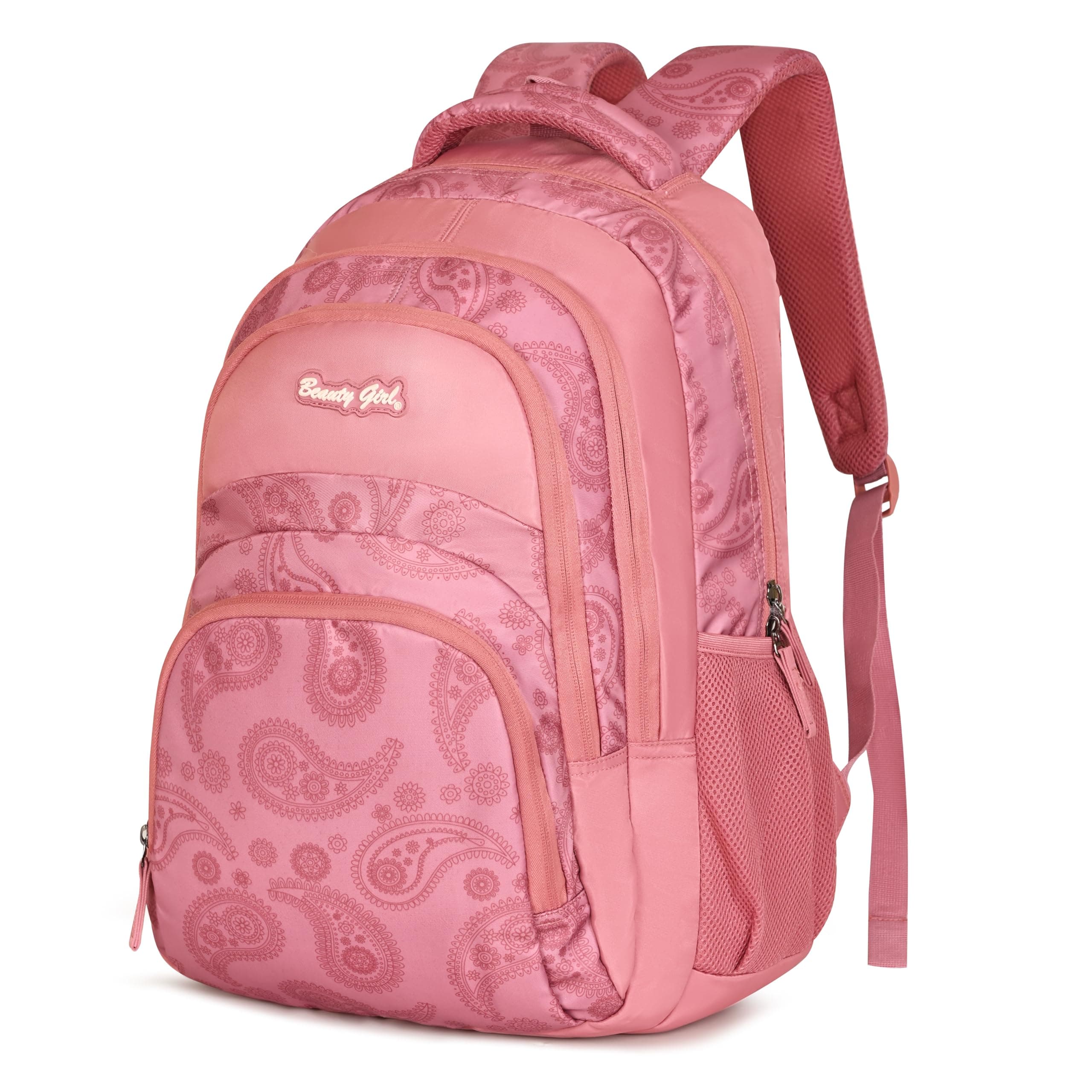 BEAUTY GIRLS BY HOTSHOT FLORAL_1594|SCHOOL BAG|TUTION BAG|COLLEGE BACKPACK|LARGE SIZE|WATER RESISTANT|19 INCH|FOR GIRLS & WOMEN|36 LITERS BACKPACK