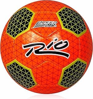 SPEED-UP Rio Football Size 5 for Men & Women (Orange, Size 5)